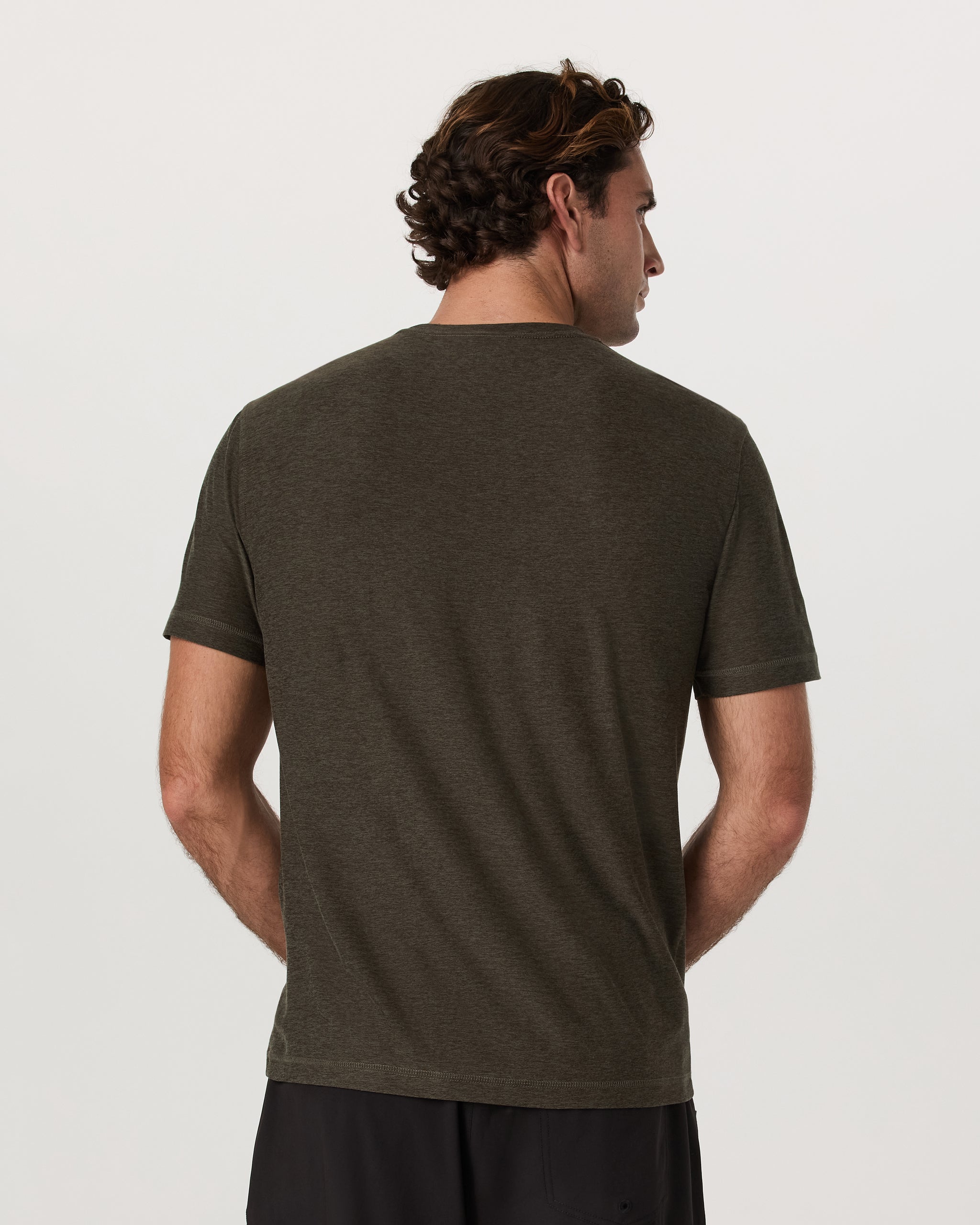 Strato Tech Tee | Dark Oregano Heather - Image 3