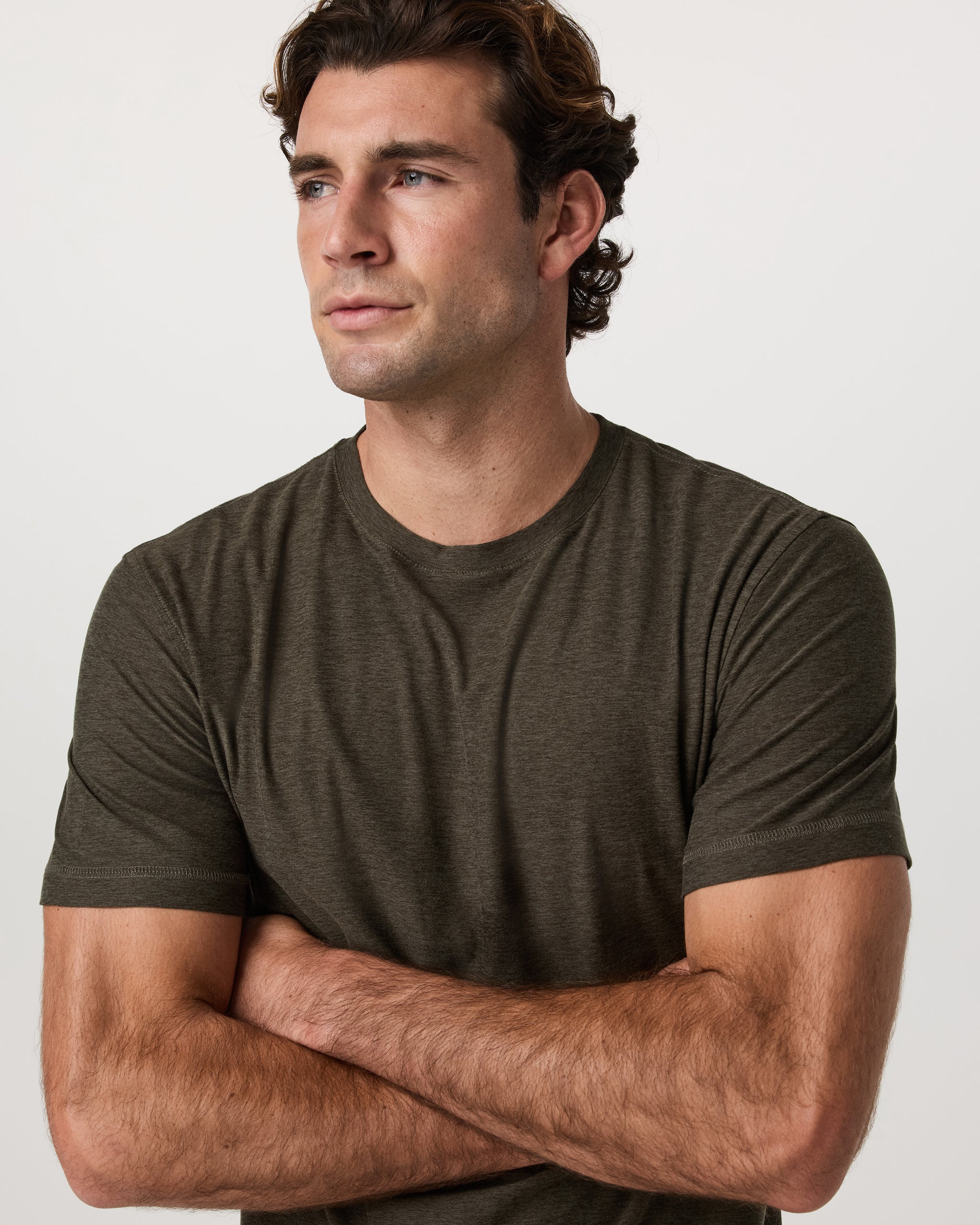 Strato Tech Tee | Dark Oregano Heather