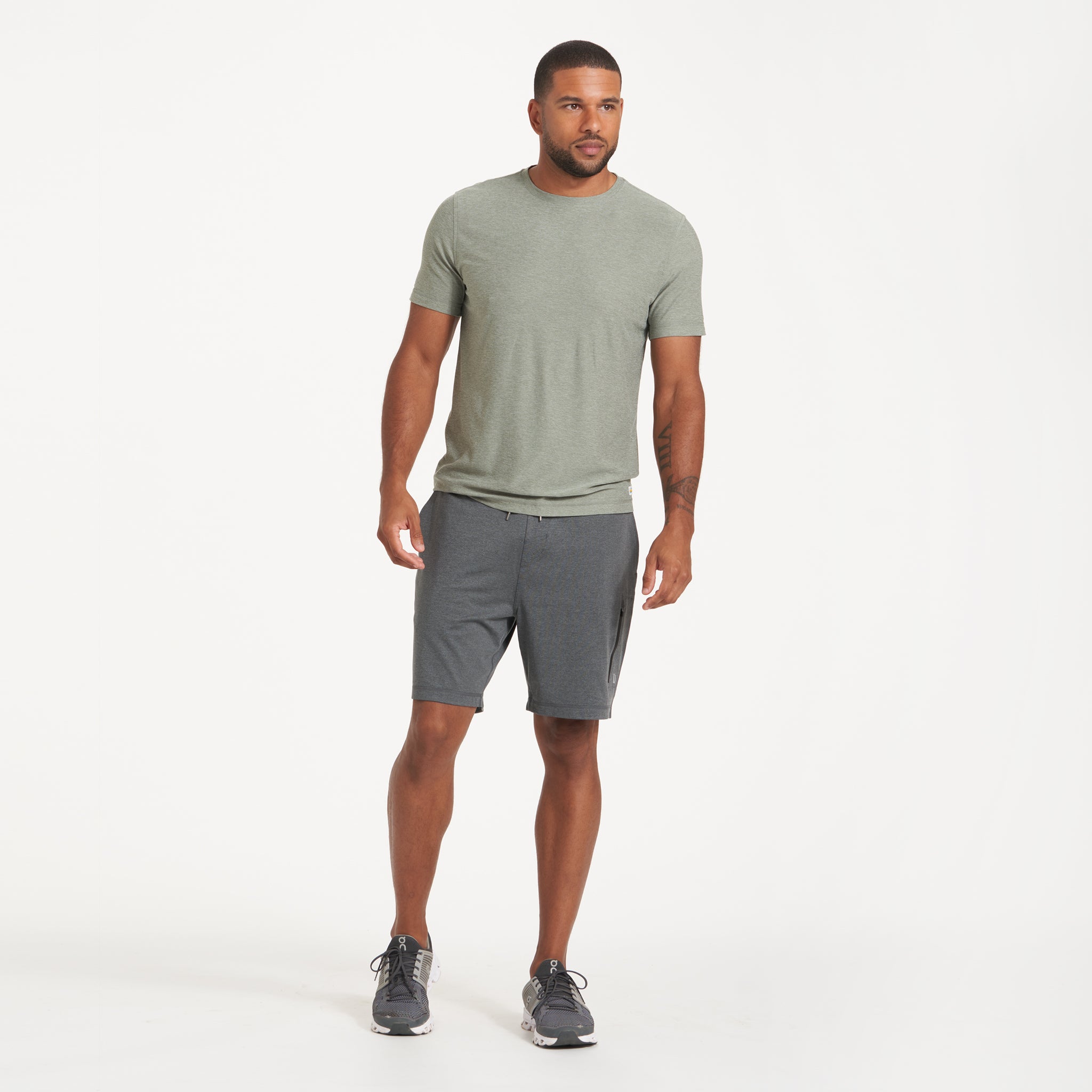 Strato Tech Tee | Eucalyptus Heather - Image 4