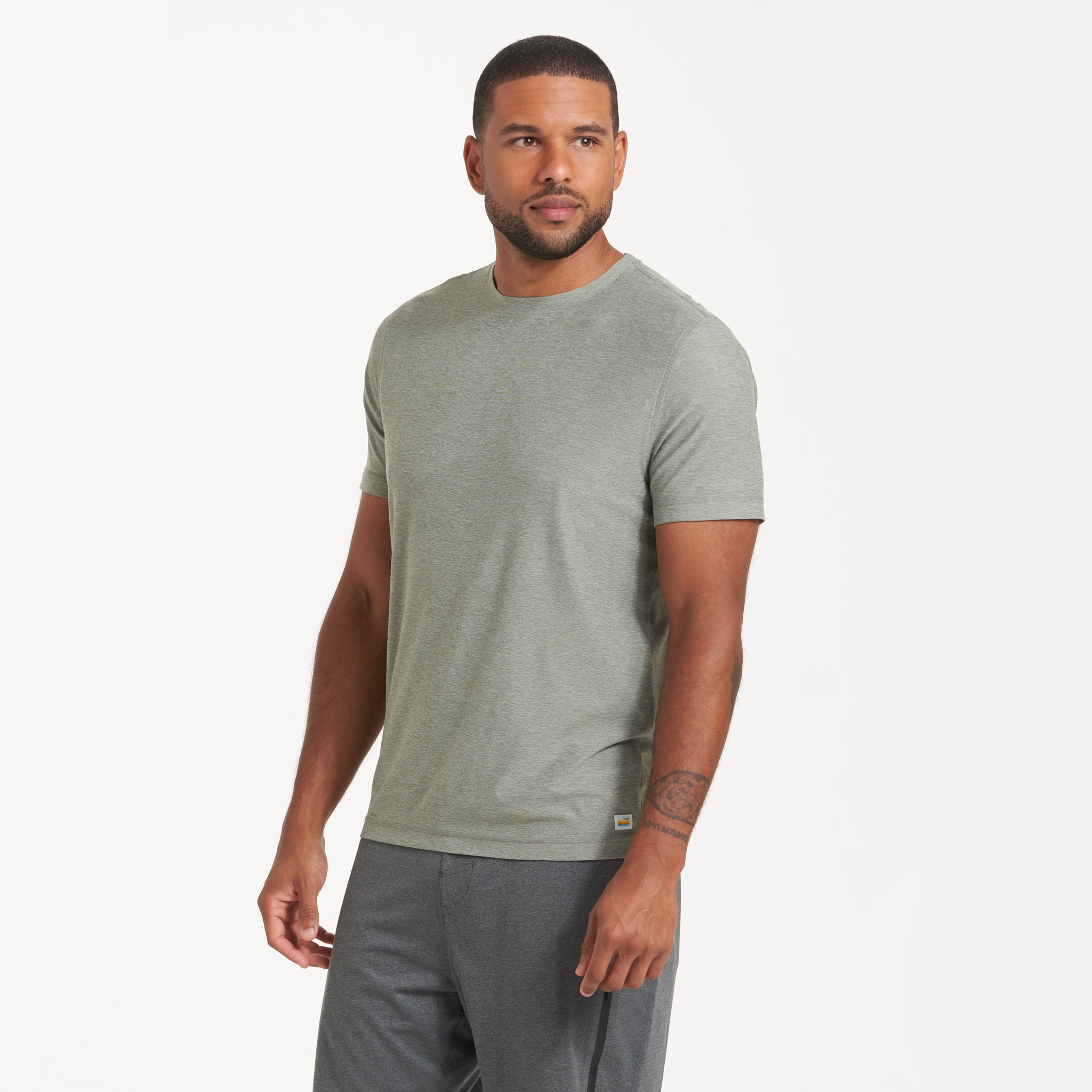 Strato Tech Tee | Eucalyptus Heather - Image 2