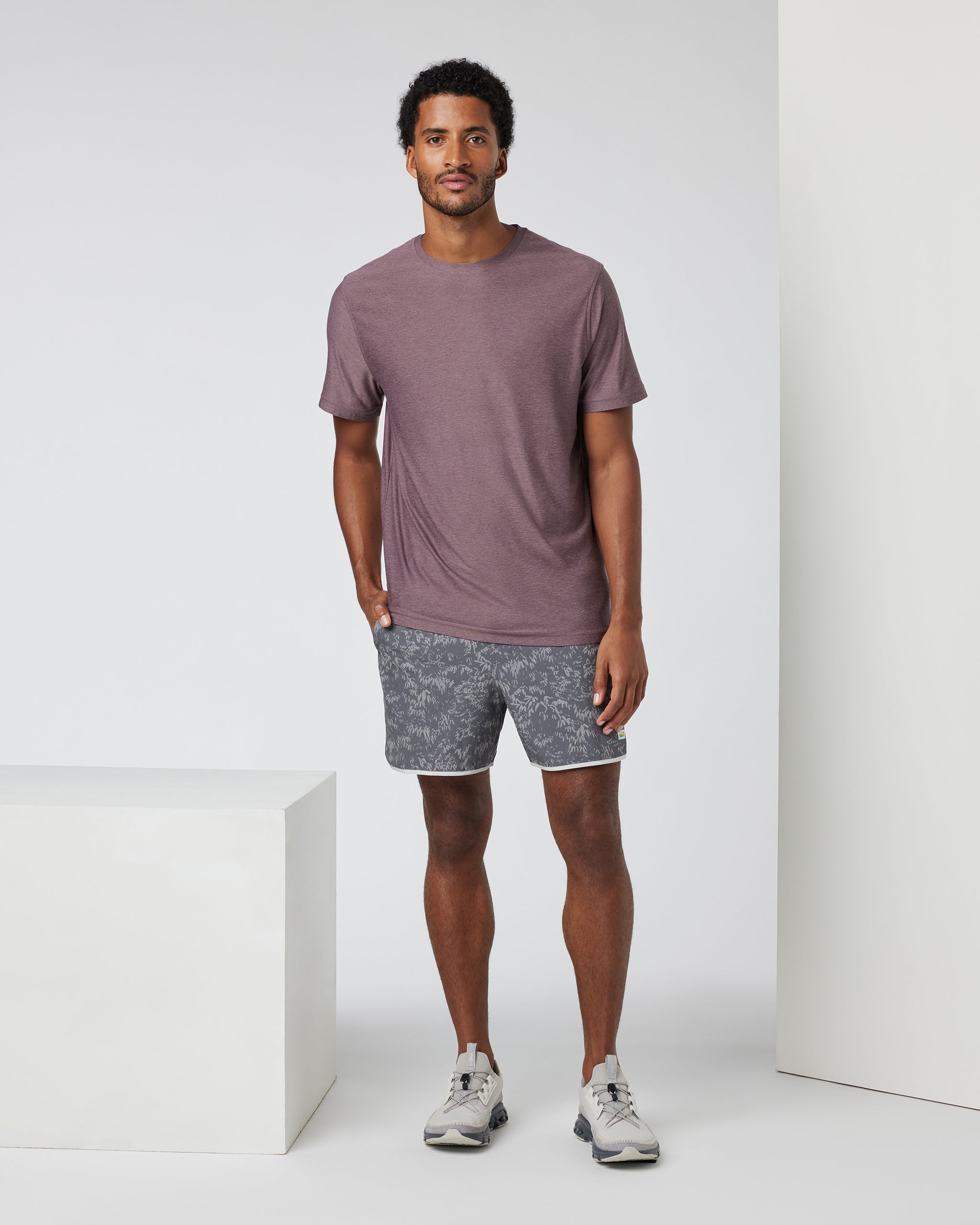 Strato Tech Tee | Elderberry Heather - Image 3