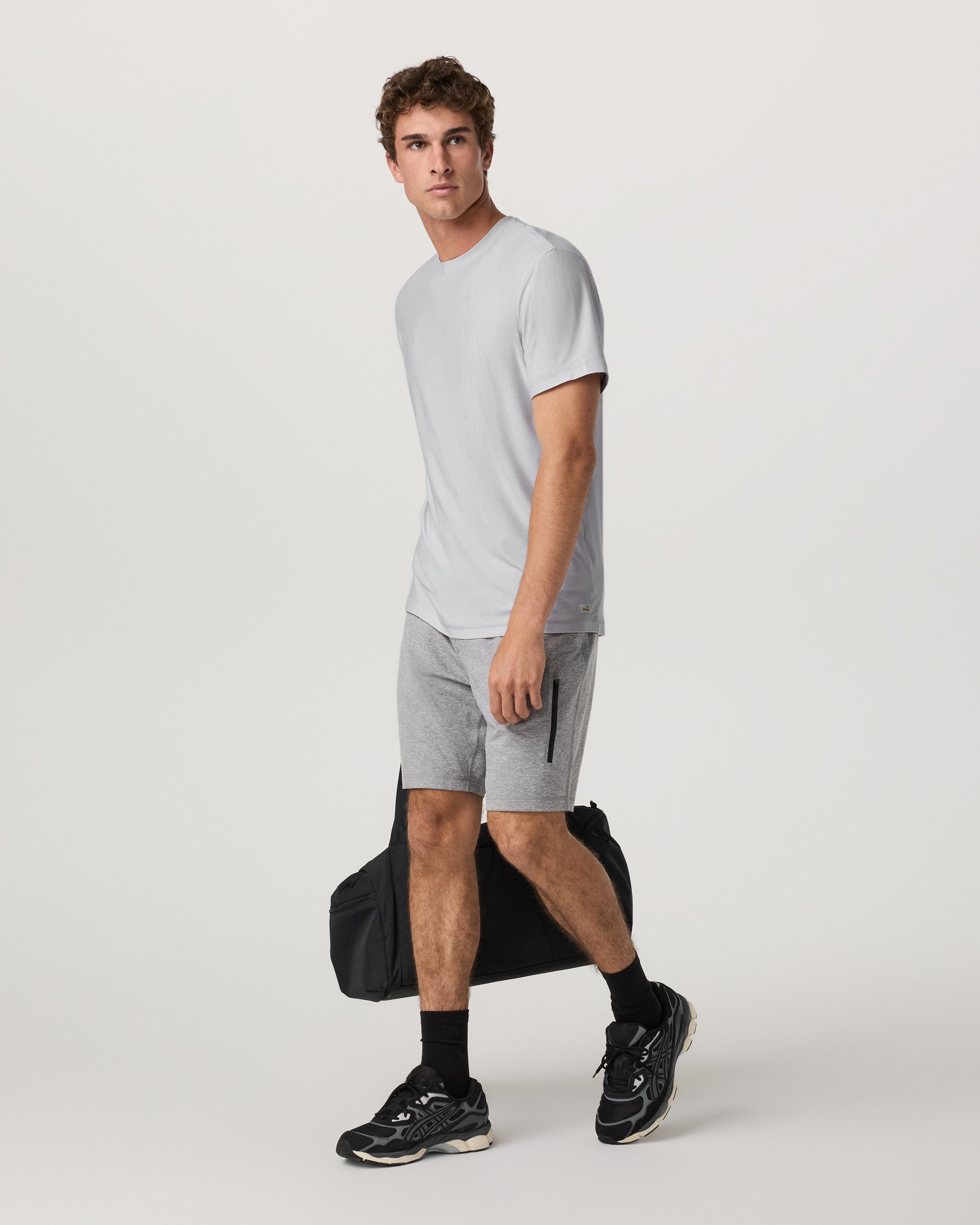 Strato Tech Tee | Frost Grey Heather - Image 5