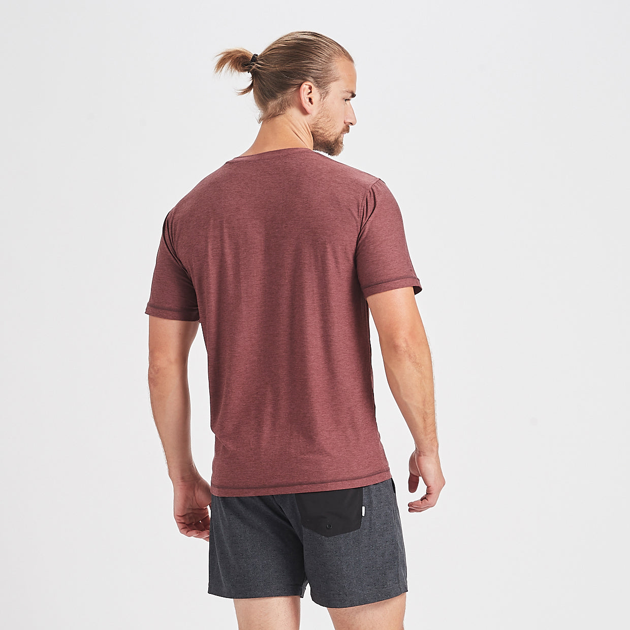 Strato Tech Tee | Fig Heather - Image 3