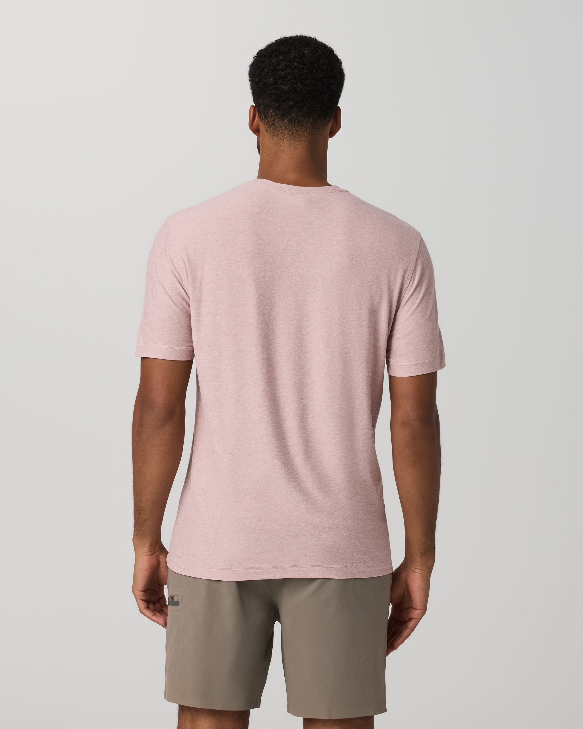 Strato Tech Tee | Faded Rose Heather - Image 3