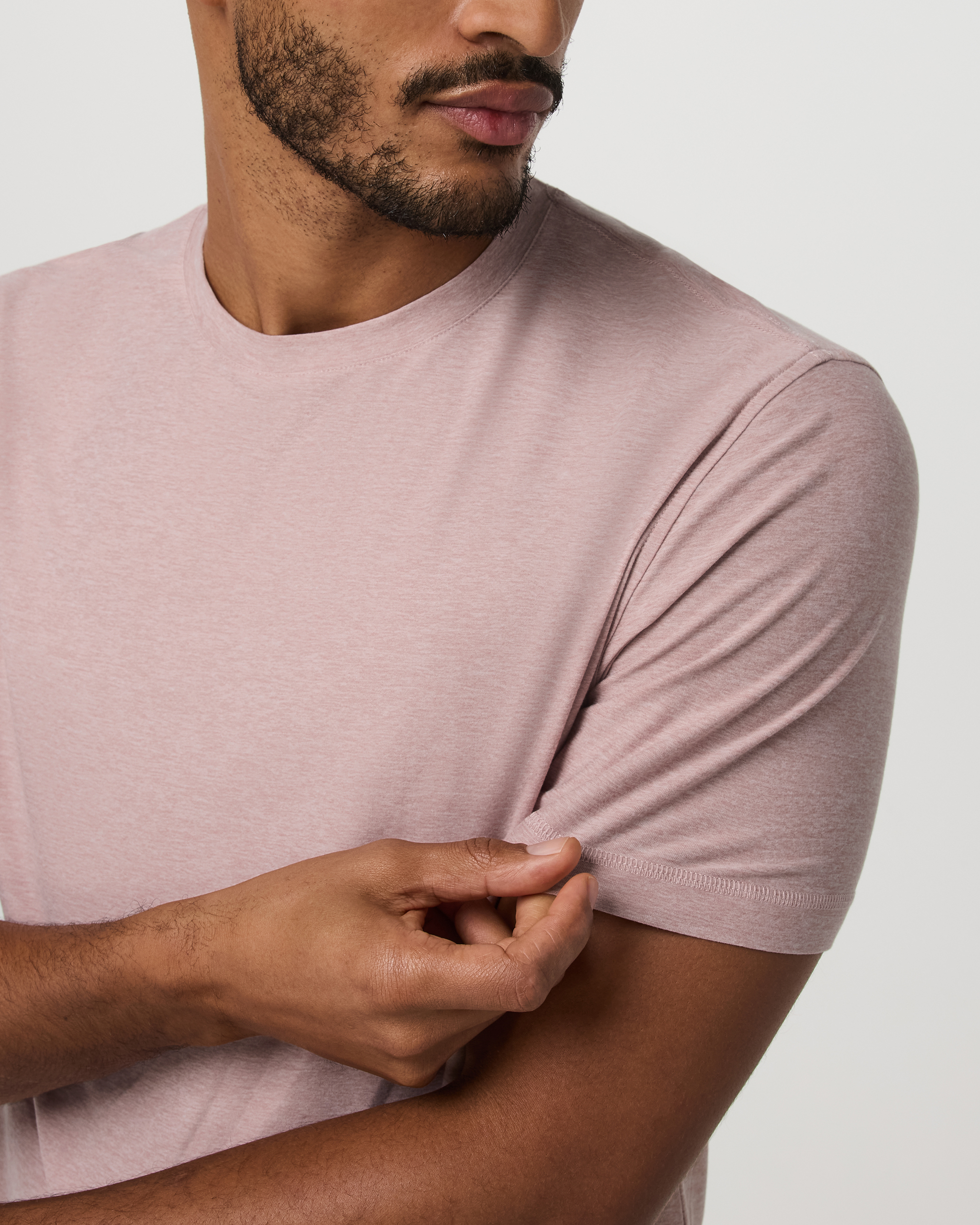 Strato Tech Tee | Faded Rose Heather - Image 2