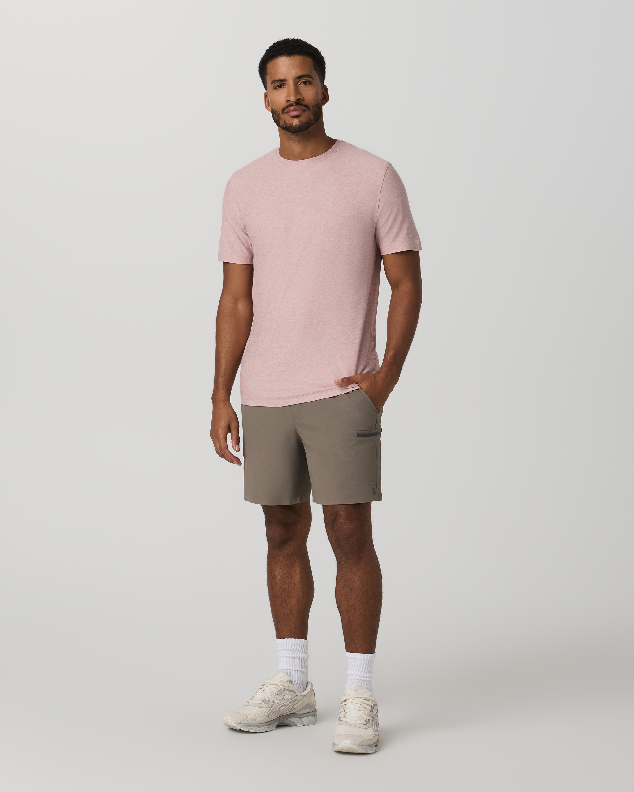 Strato Tech Tee | Faded Rose Heather - Image 4
