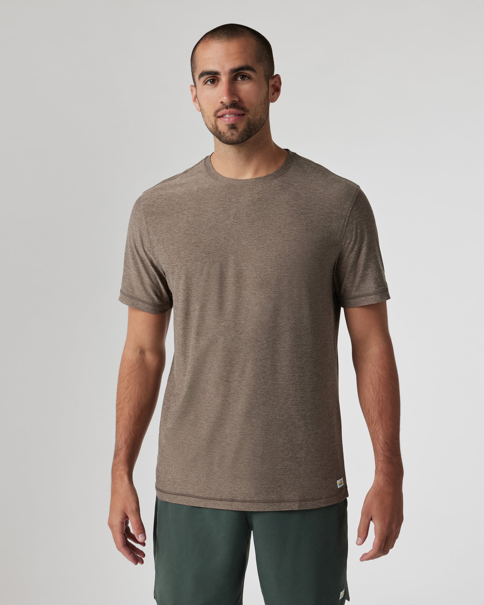 Strato Tech Tee | Greige Heather