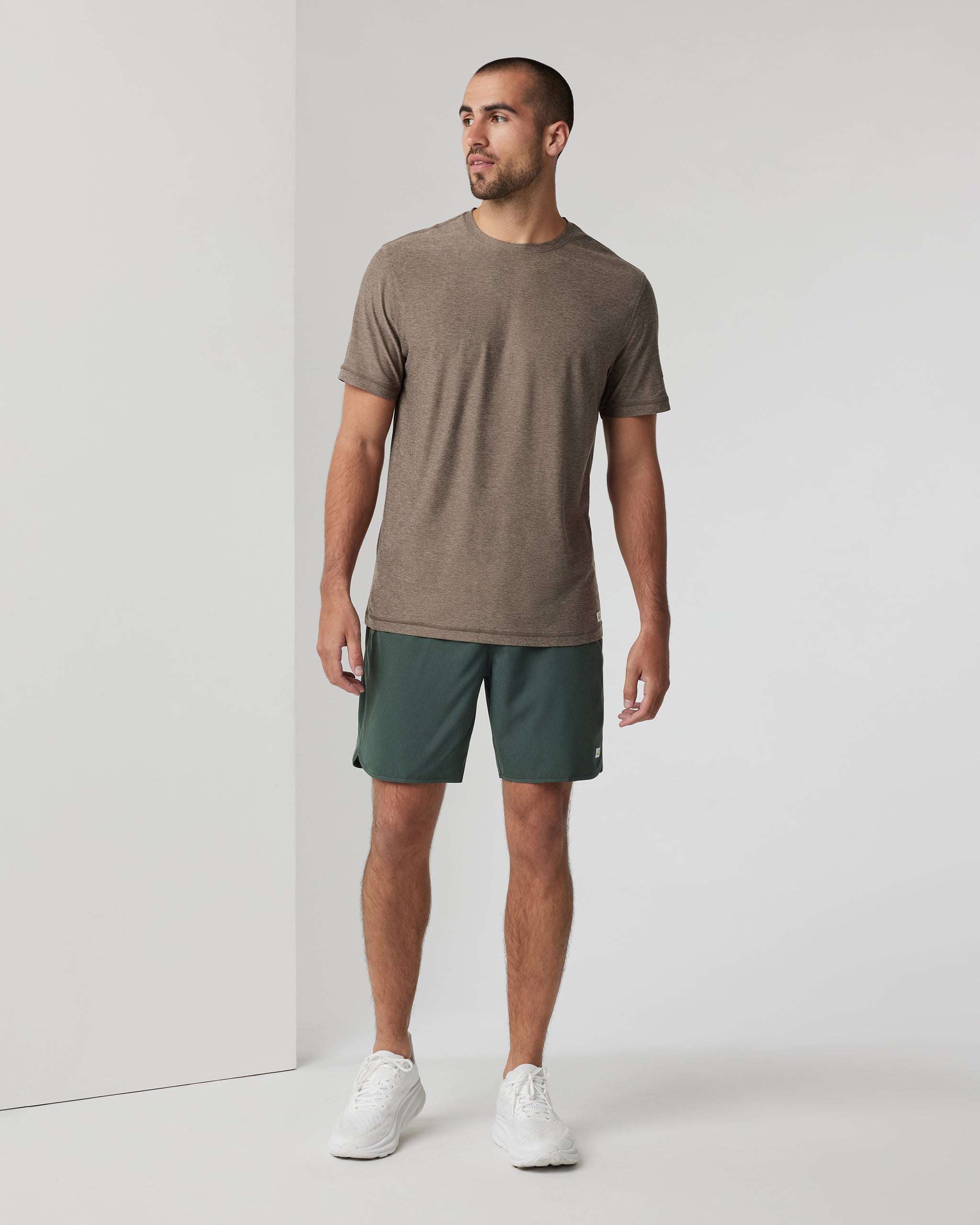 Strato Tech Tee | Greige Heather - Image 3