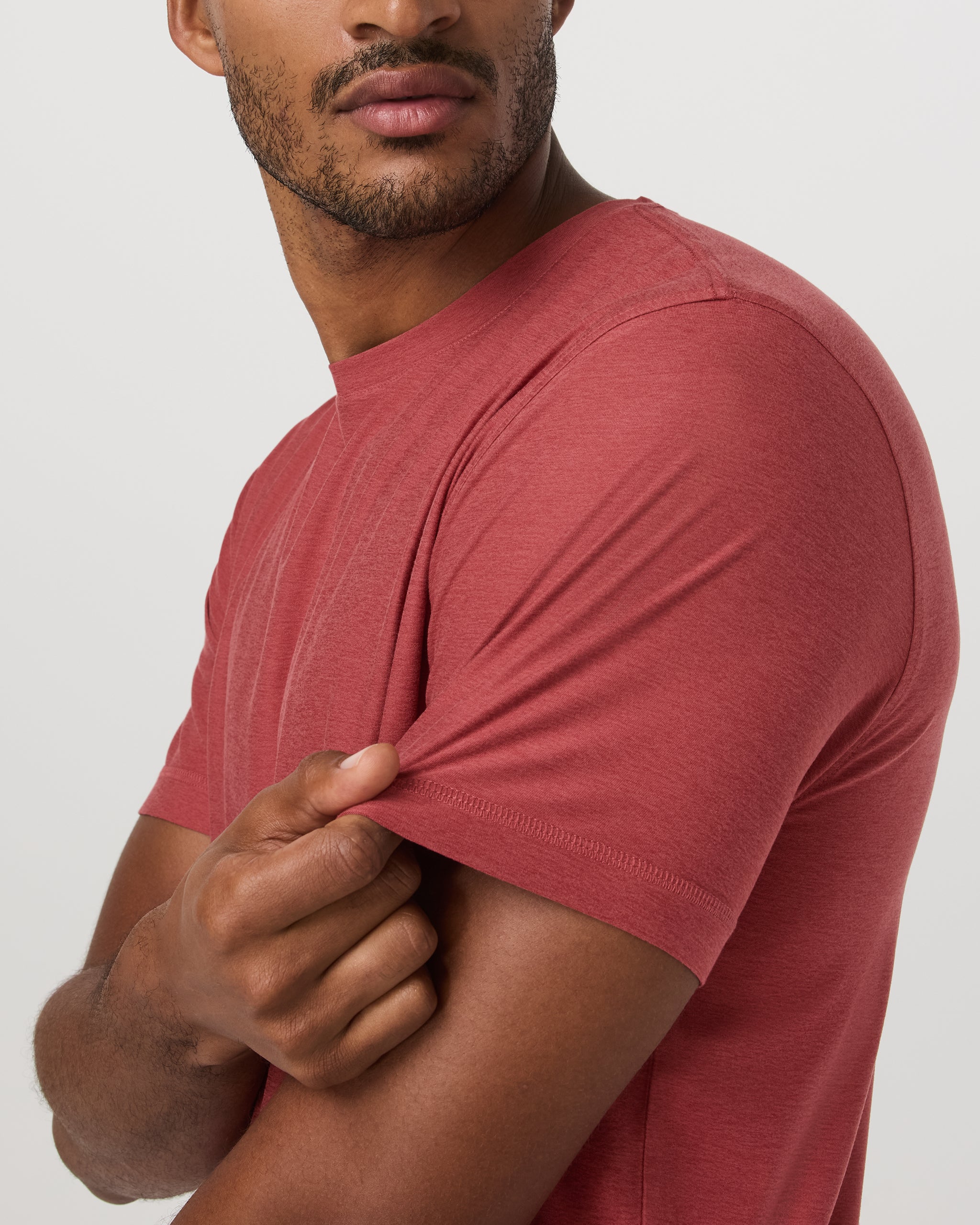 Strato Tech Tee | Fire Heather - Image 2
