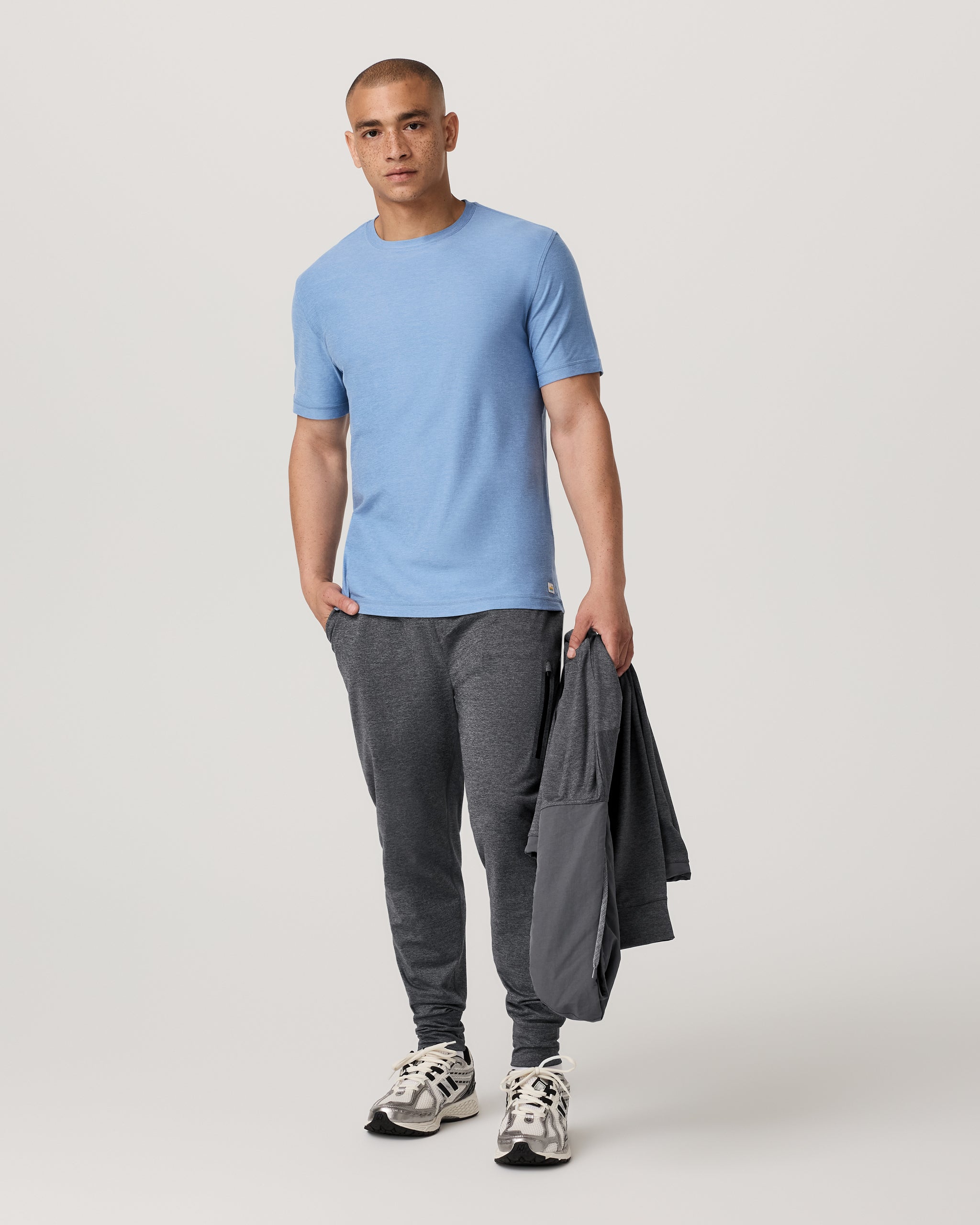 Strato Tech Tee | Isle Blue Heather - Image 5