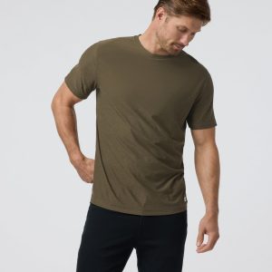 Strato Tech Tee | Moss Green Heather