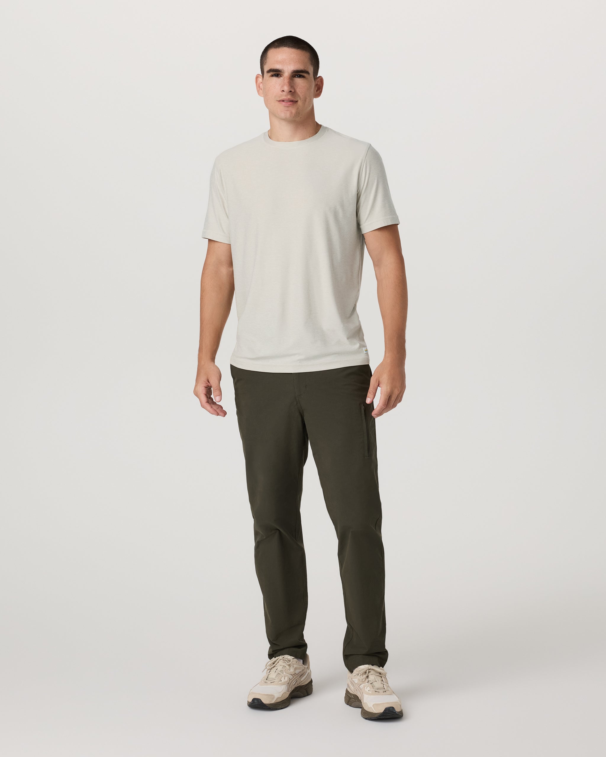 Strato Tech Tee | Mushroom Heather - Image 5