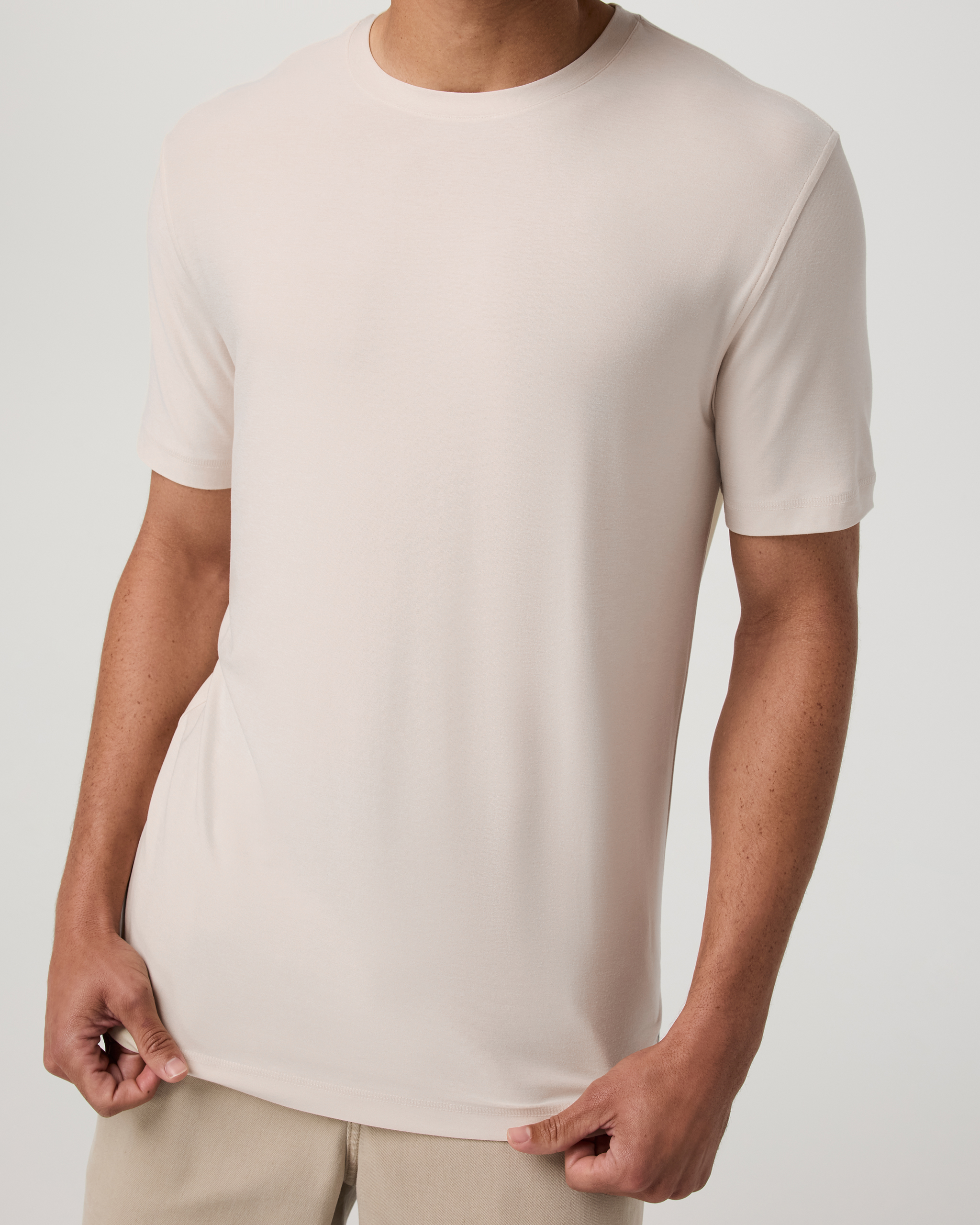Strato Tech Tee | Milkweed Heather - Image 5
