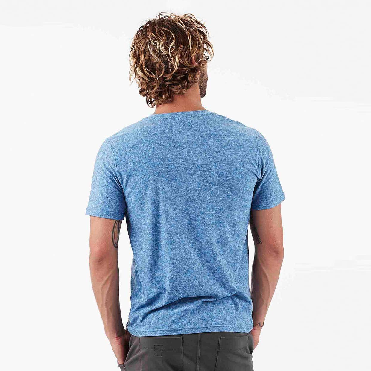 Strato Tech Tee | Ocean Heather - Image 2