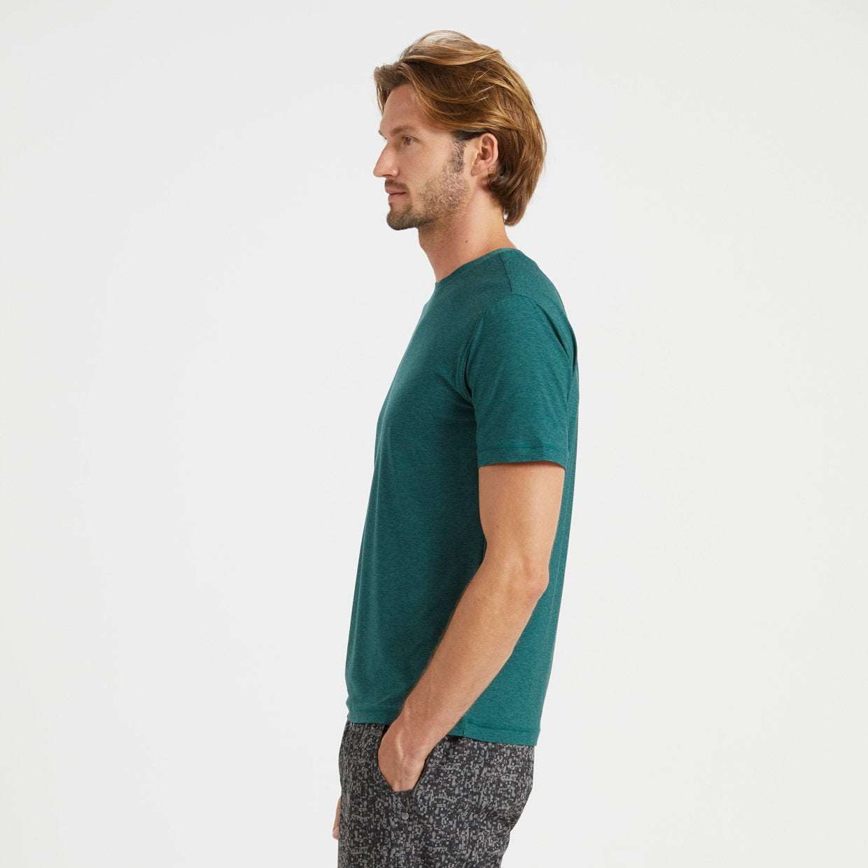 Strato Tech Tee | Palm Heather - Image 2