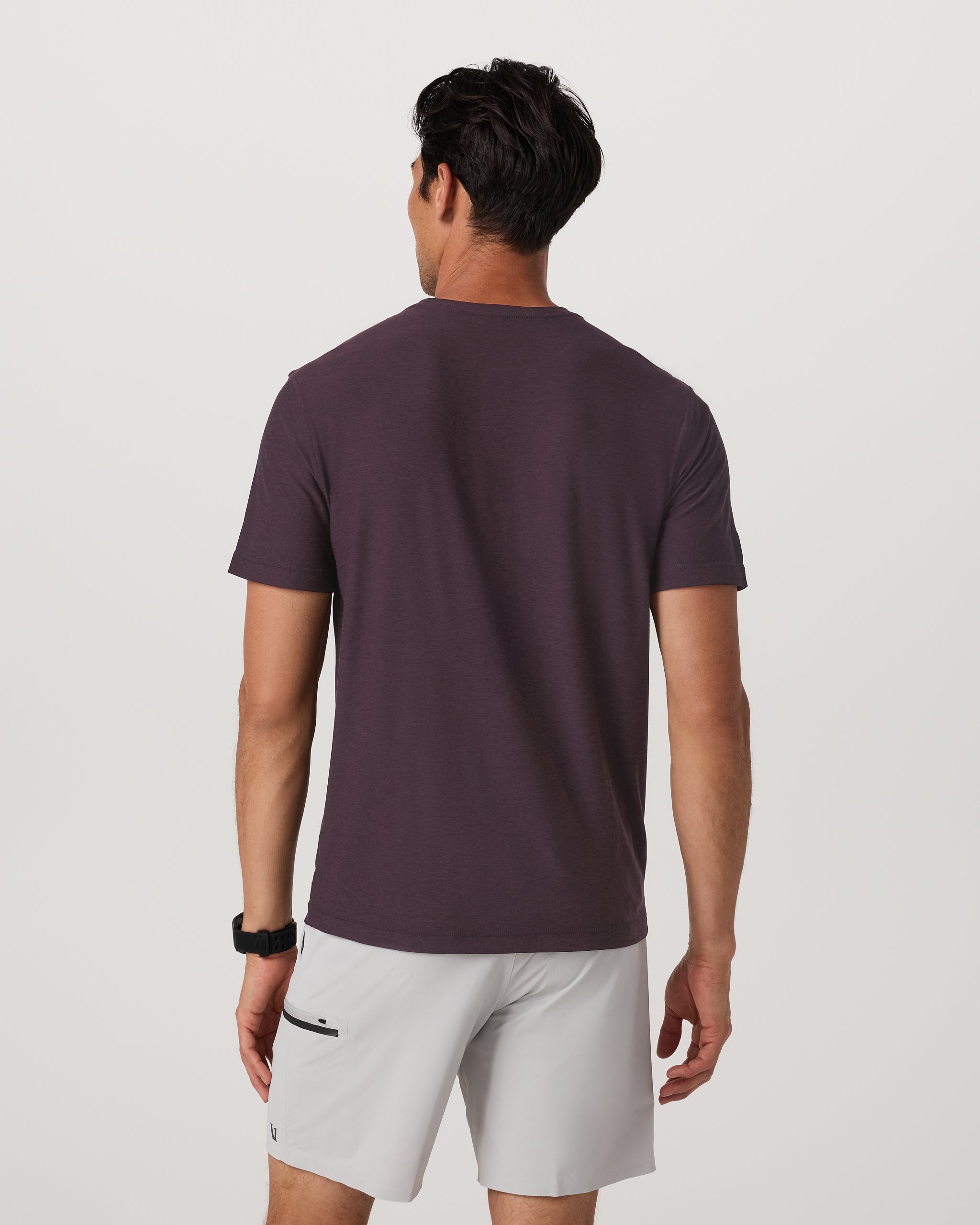 Strato Tech Tee | Raisin Heather - Image 3