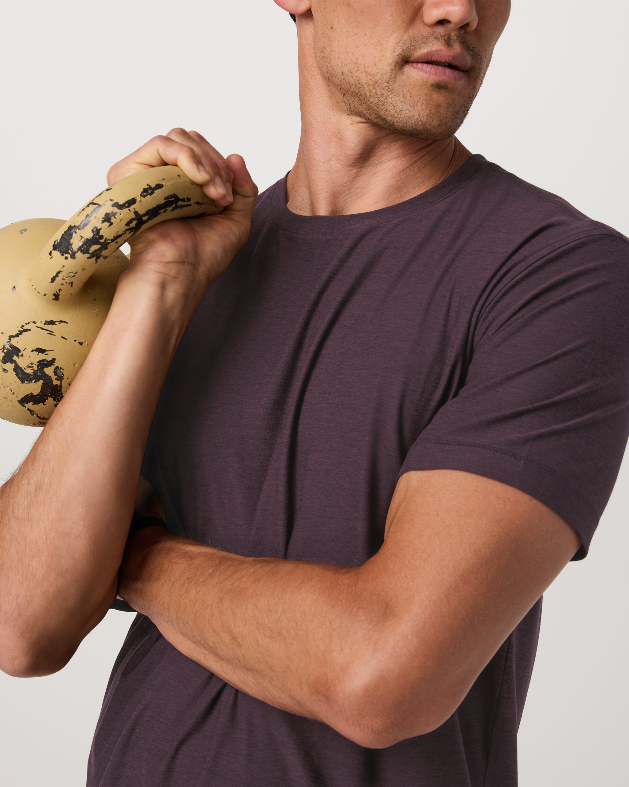 Strato Tech Tee | Raisin Heather