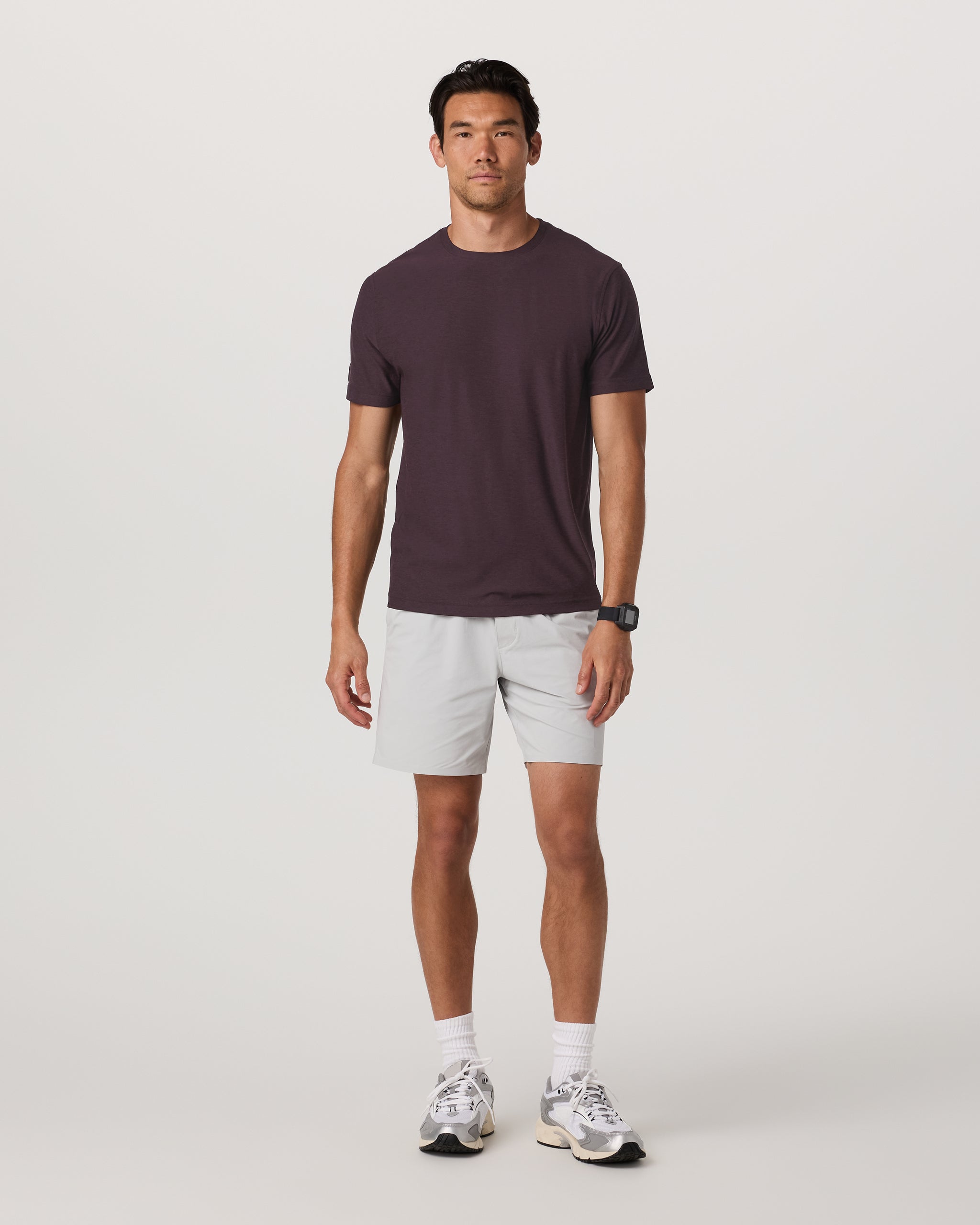 Strato Tech Tee | Raisin Heather - Image 5