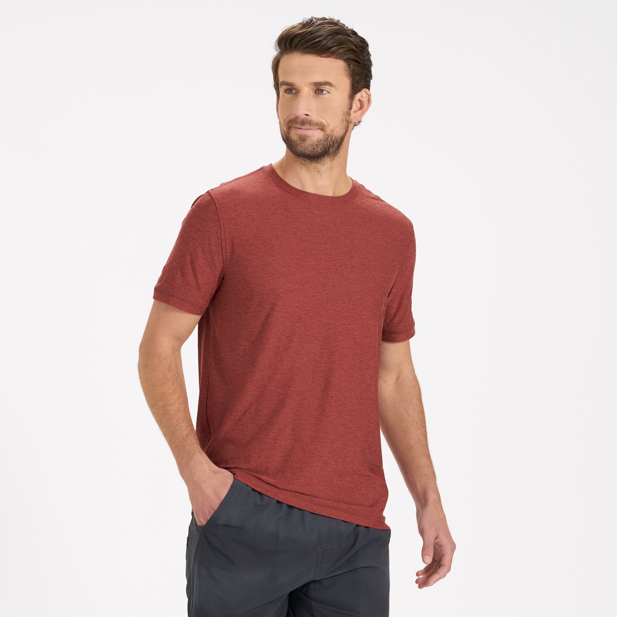 Strato Tech Tee | Red Clay Heather