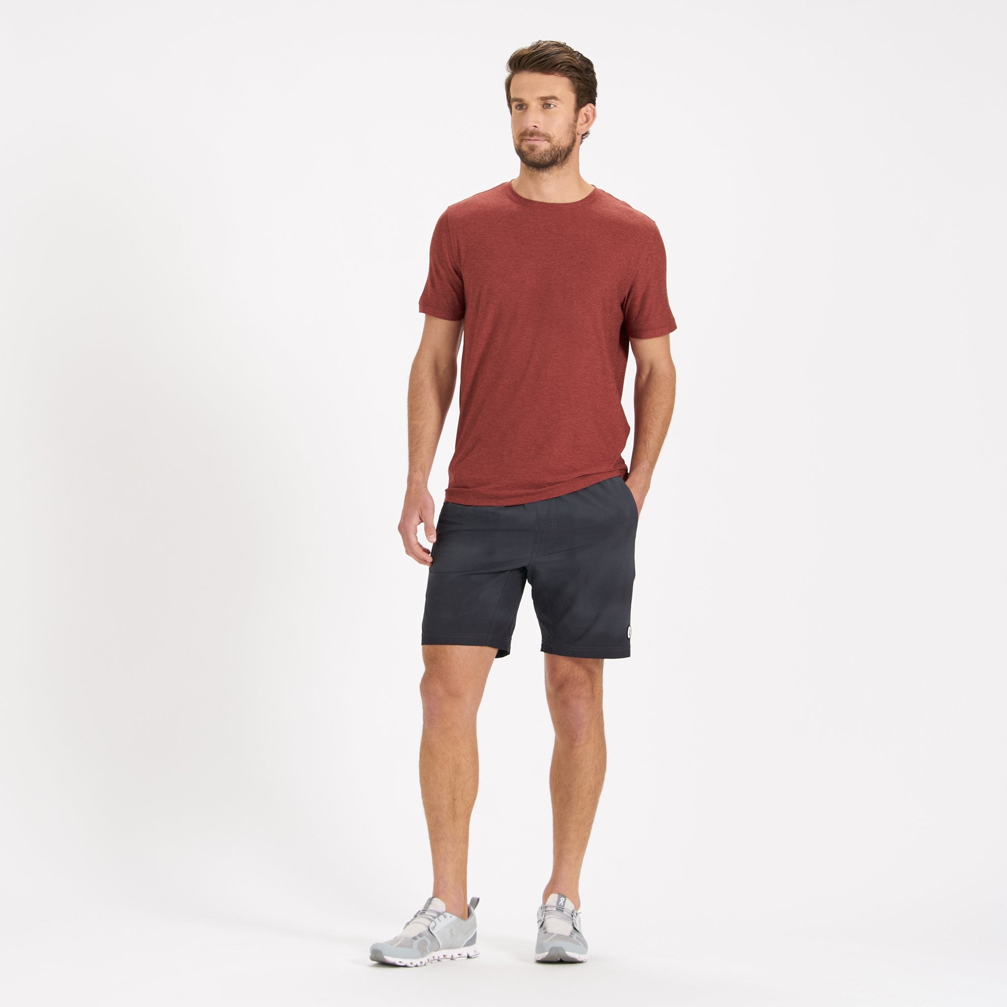Strato Tech Tee | Red Clay Heather - Image 3