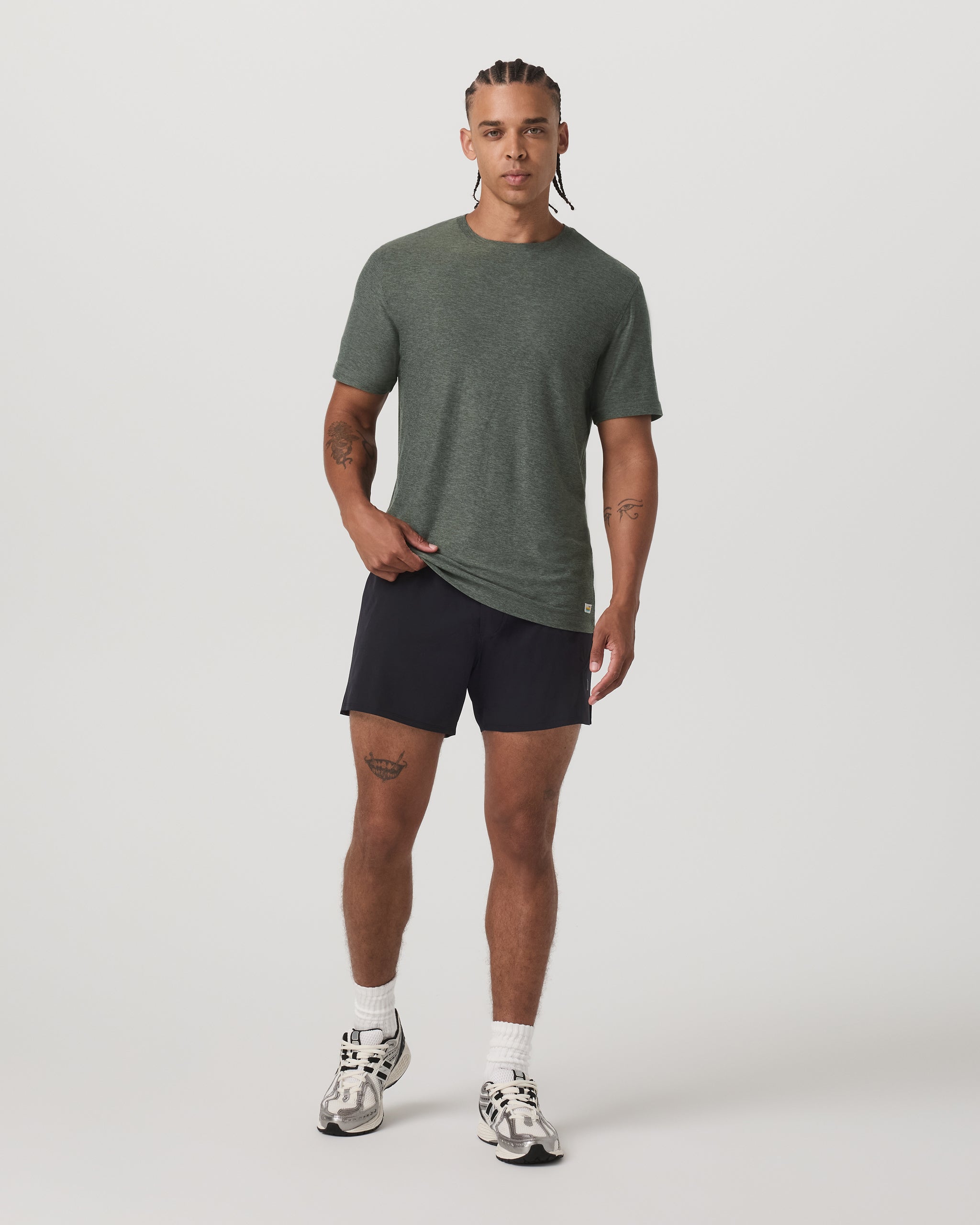 Strato Tech Tee | River Rock Heather - Image 3