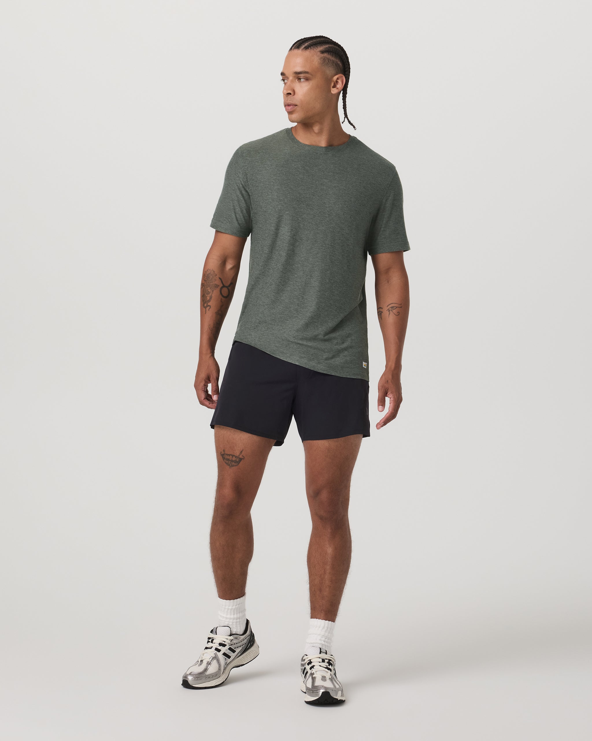 Strato Tech Tee | River Rock Heather - Image 5