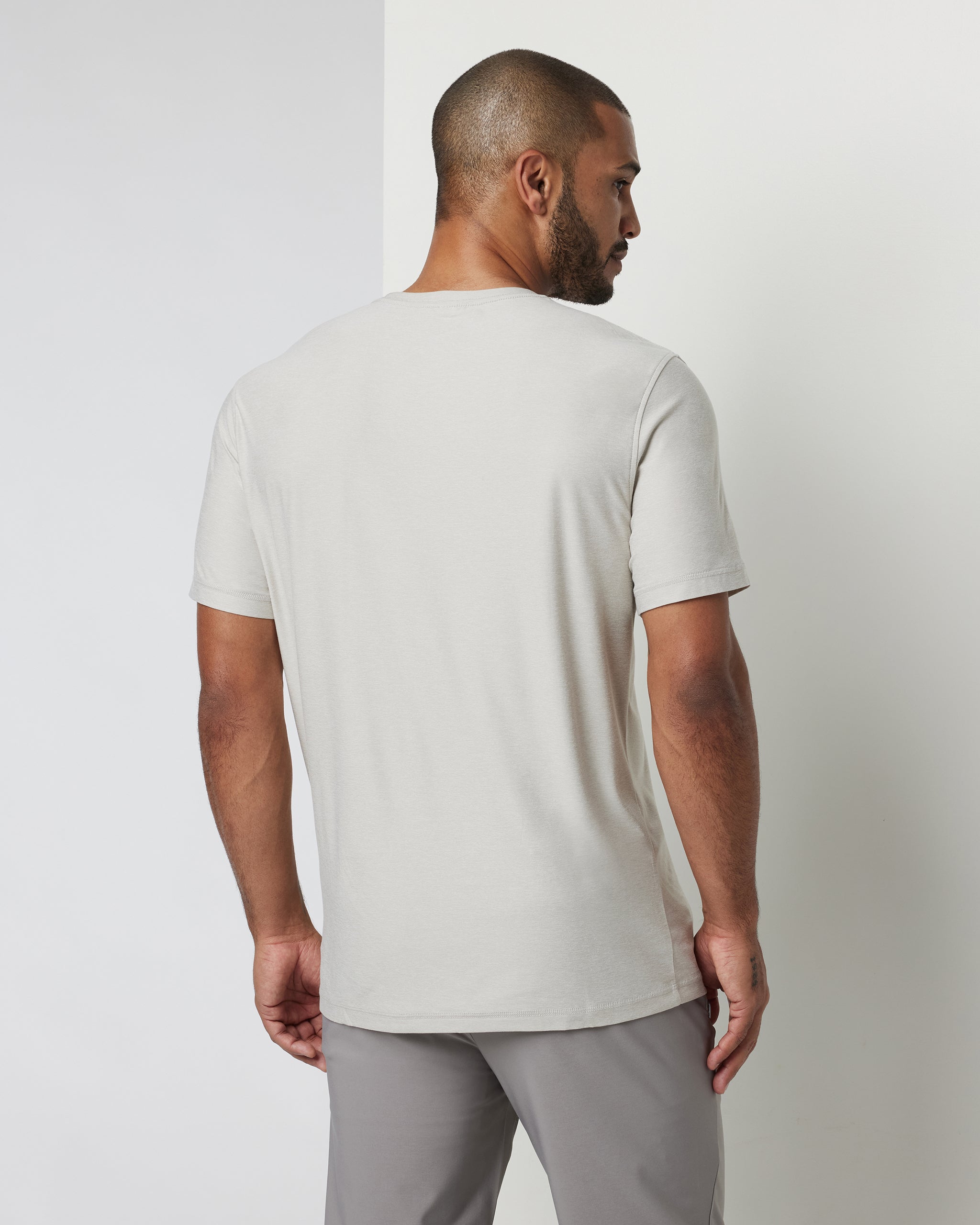 Strato Tech Tee | Salt Heather - Image 2