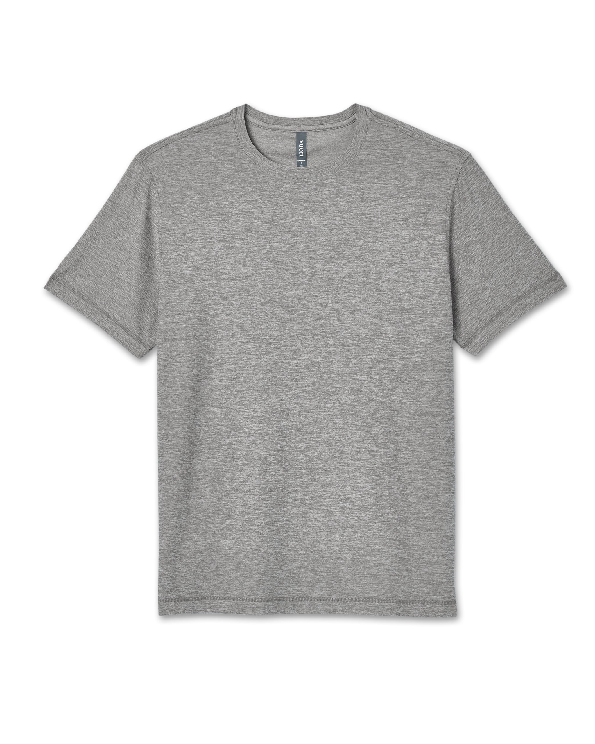 Strato Tech Tee | Heather Grey - Image 4
