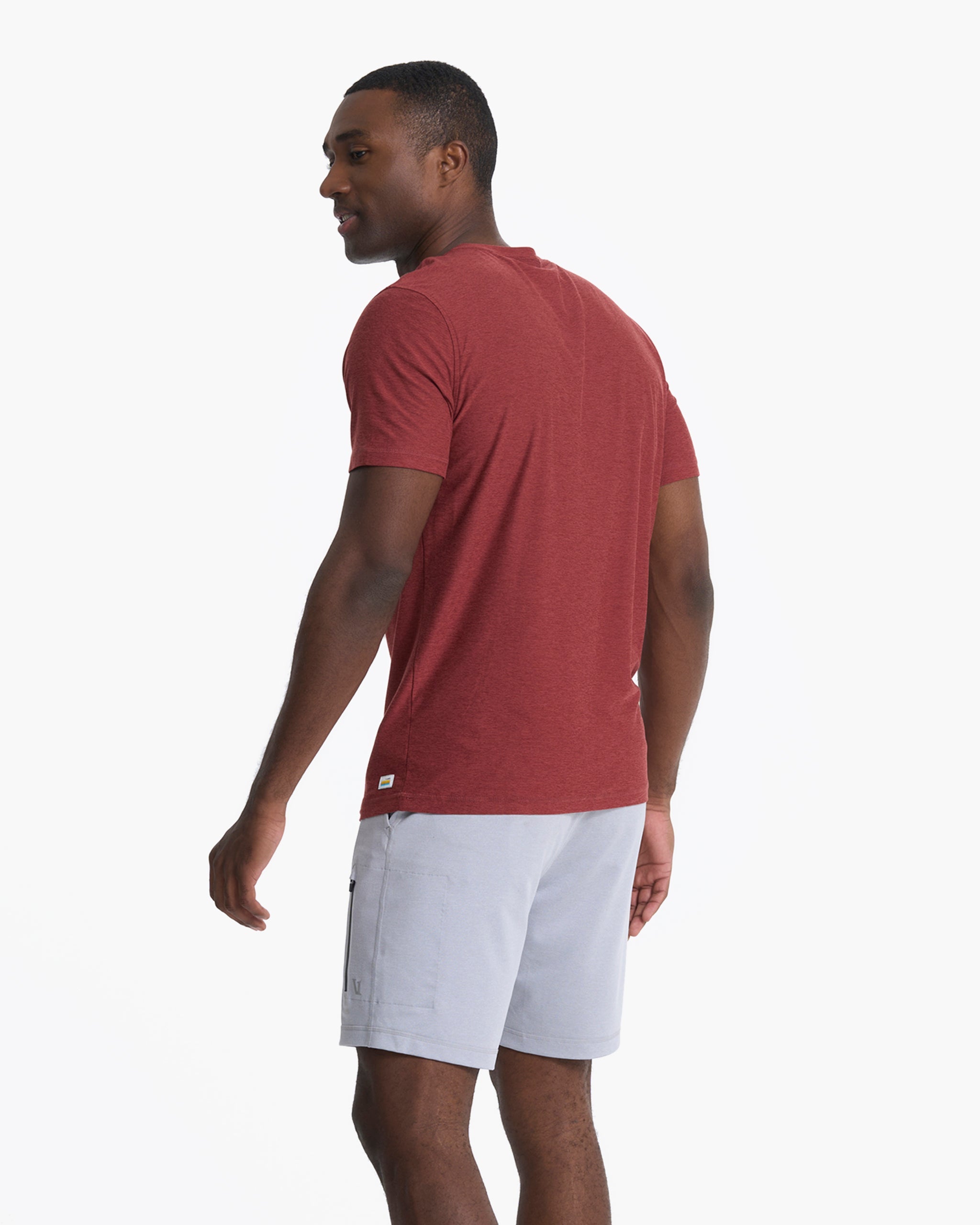 Strato Tech Tee | Currant Heather - Image 3