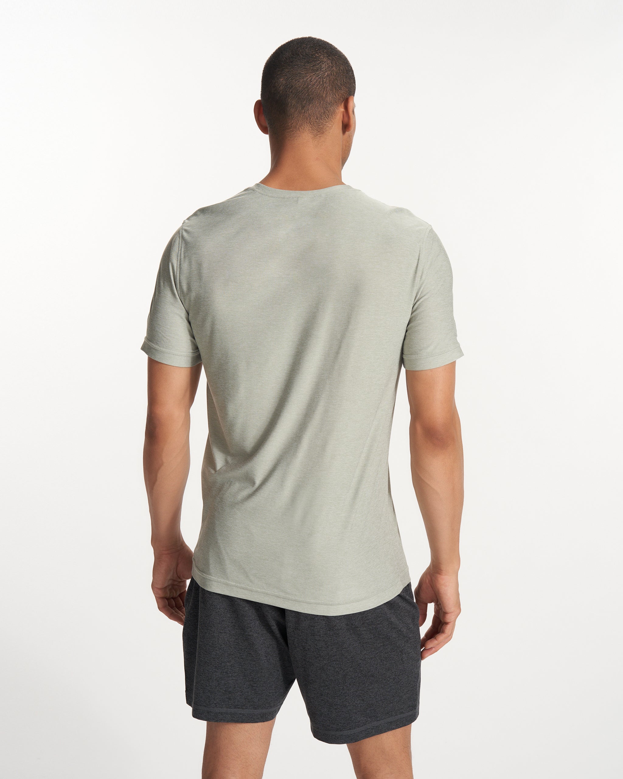 Strato Tech Tee | White Sage Heather - Image 3