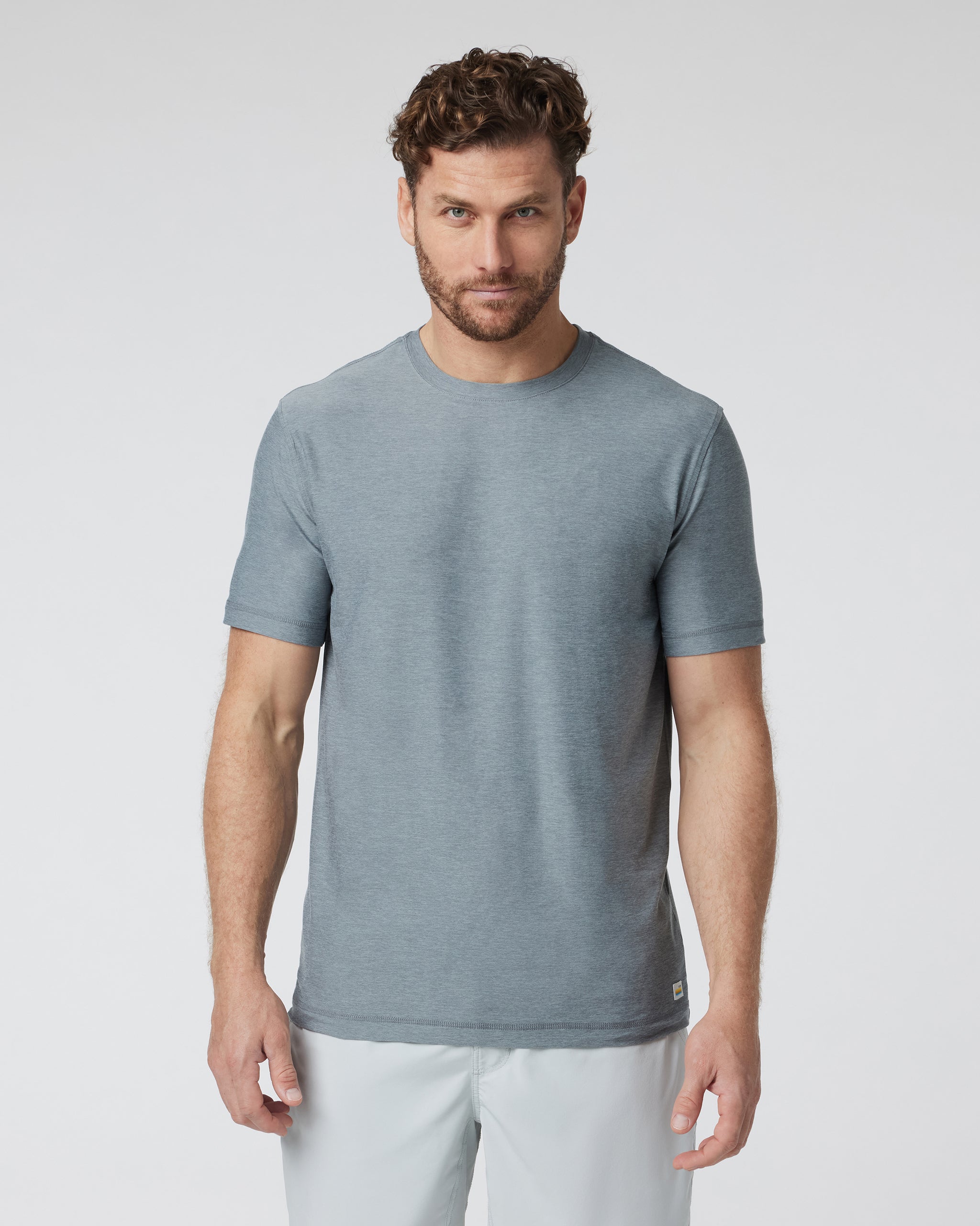 Strato Tech Tee | Dusty Blue Heather