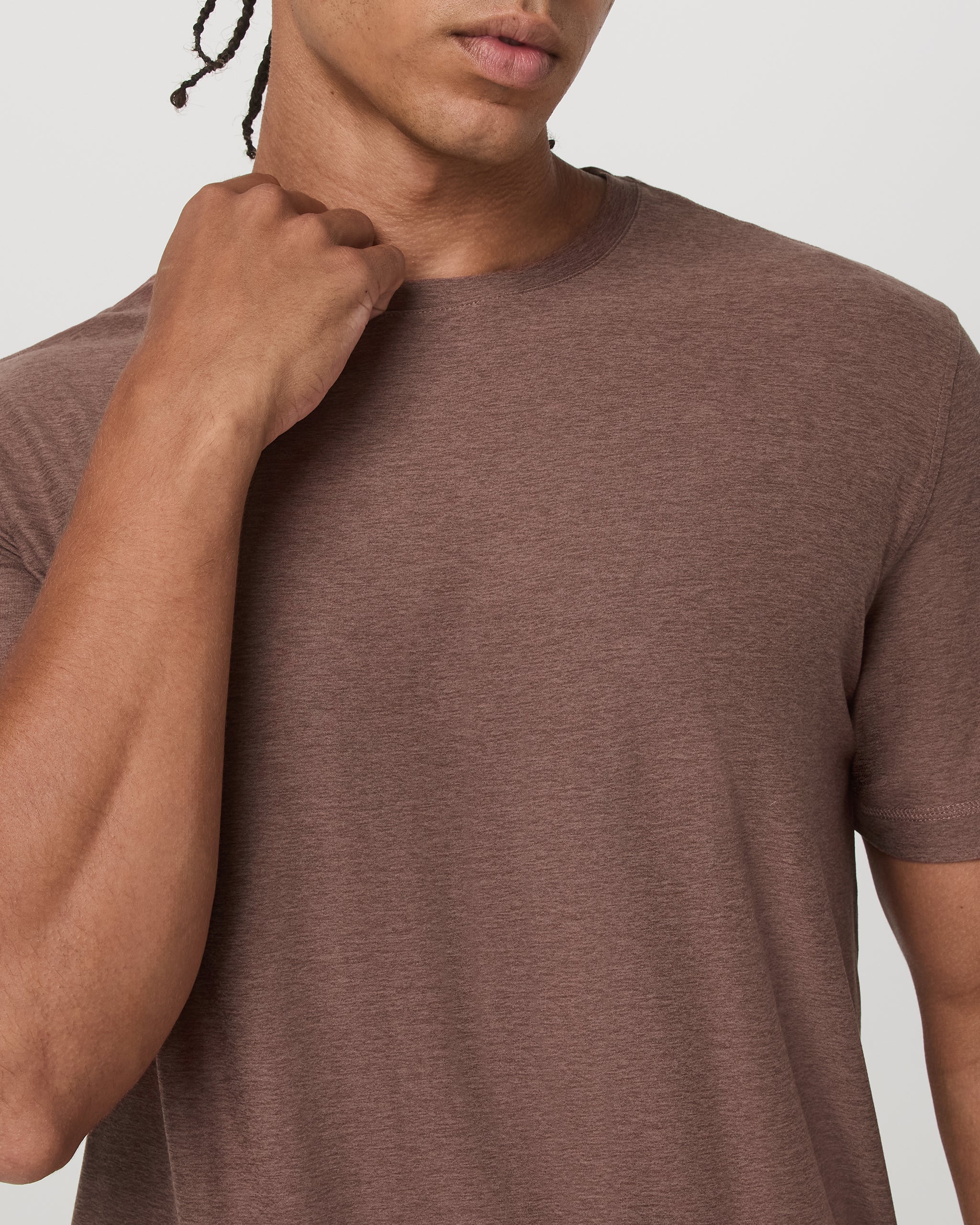 Strato Tech Tee | Sable Heather - Image 2