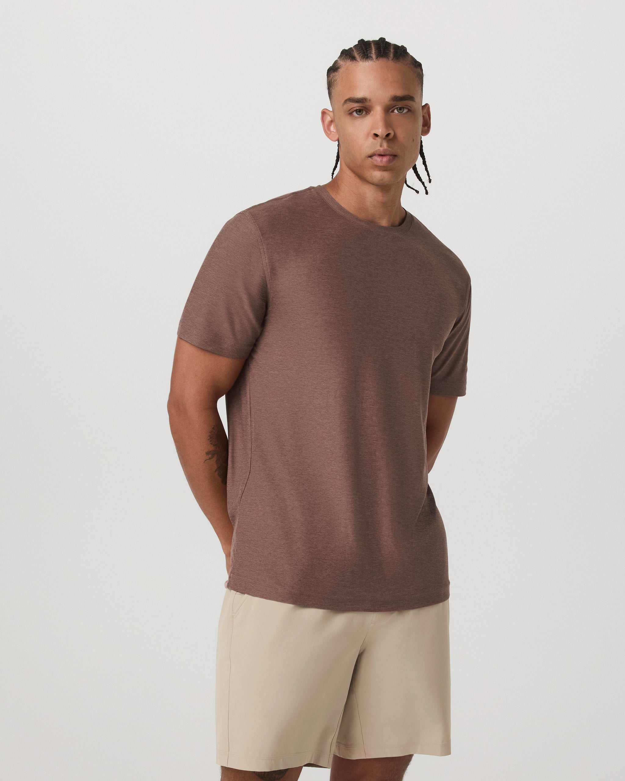 Strato Tech Tee | Sable Heather - Image 5