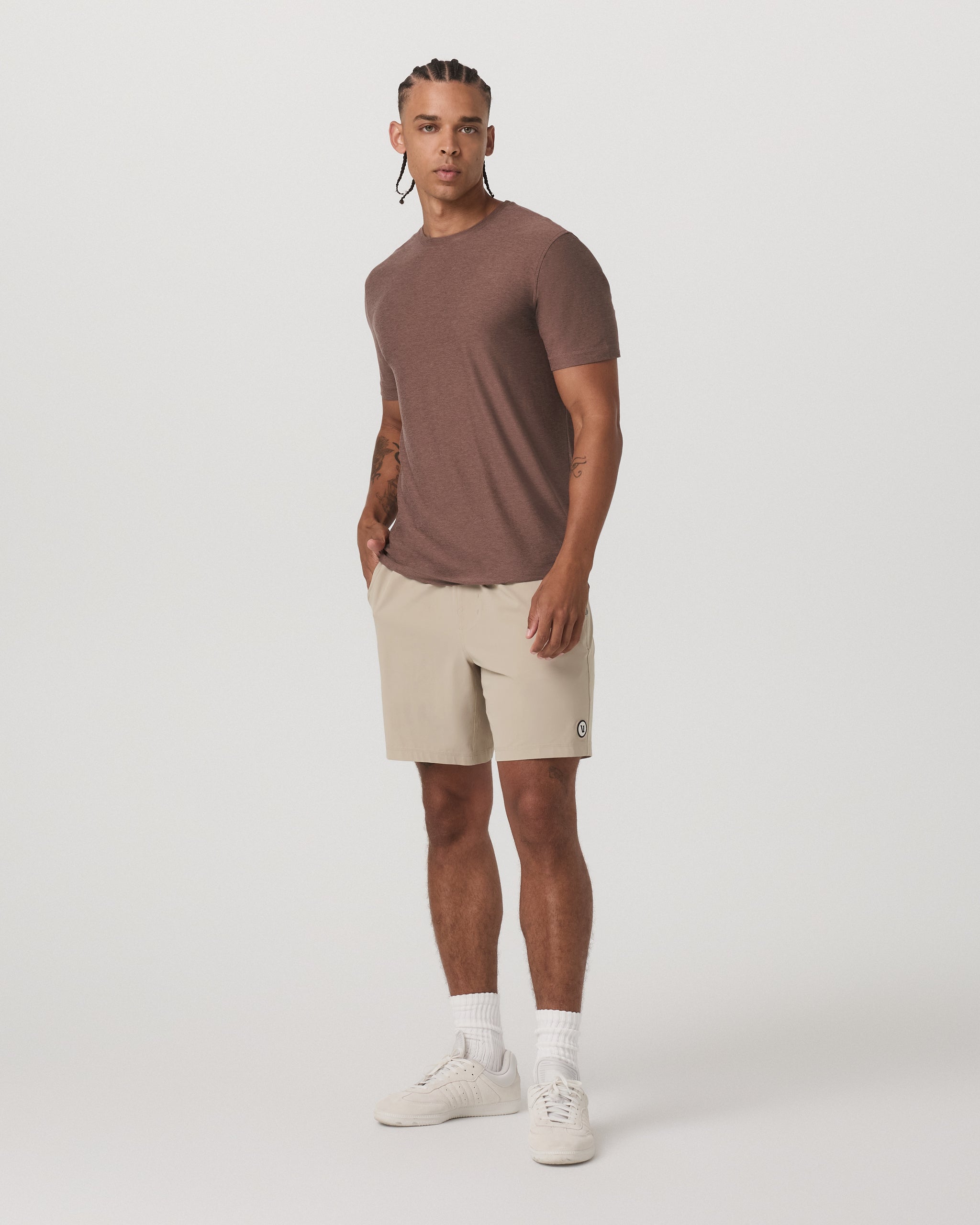 Strato Tech Tee | Sable Heather - Image 3