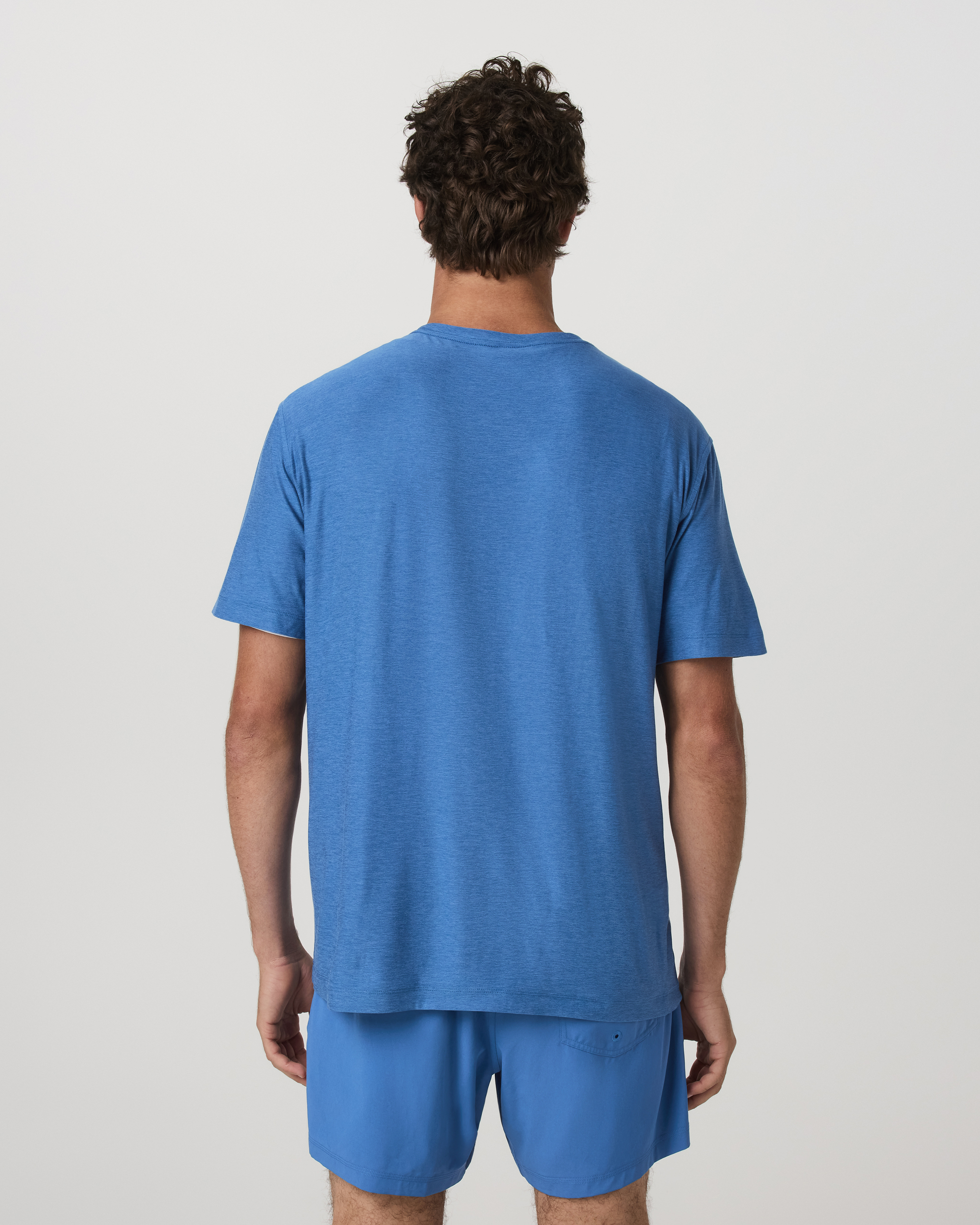 Strato Tech Tee | Court Blue Heather - Image 3