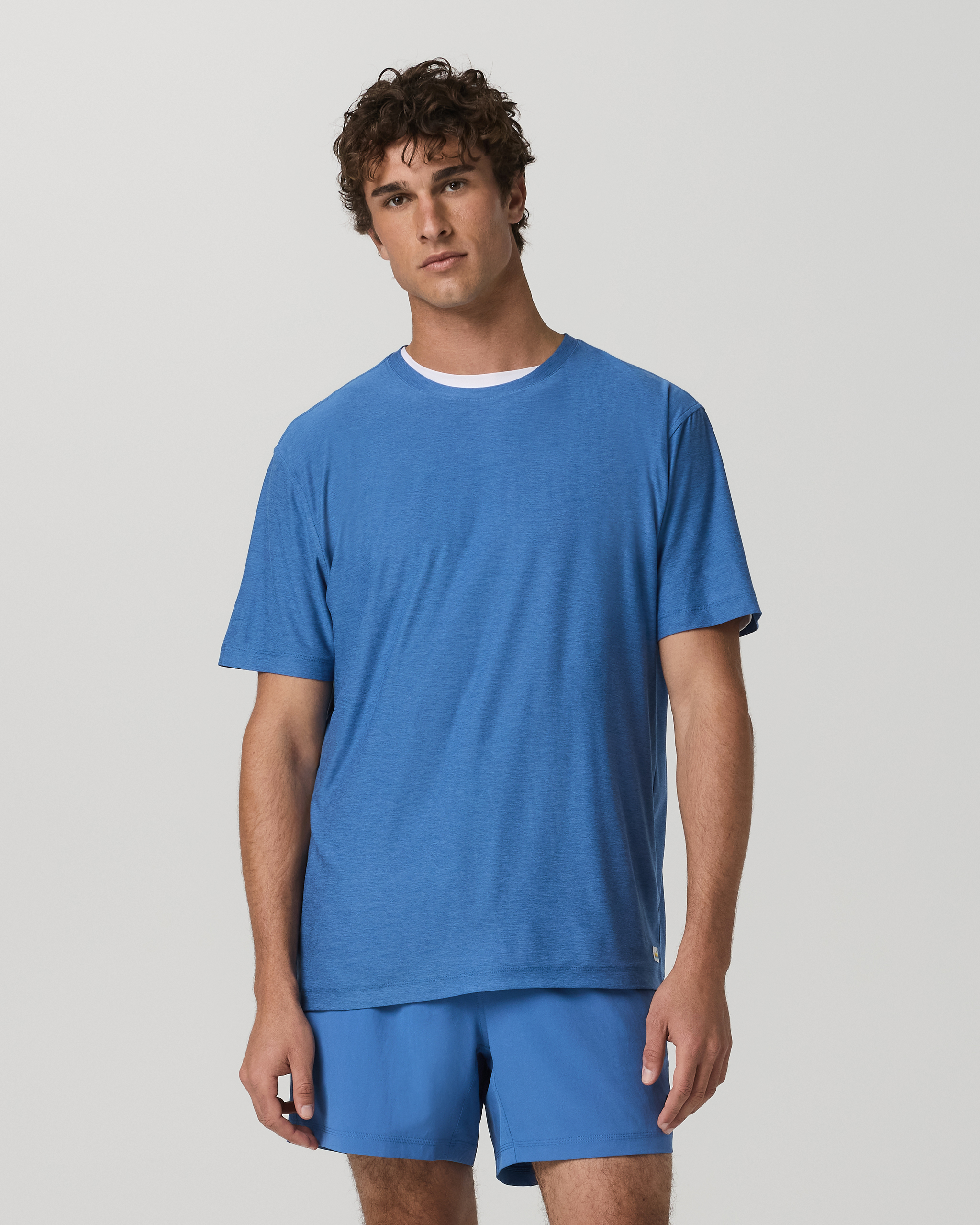 Strato Tech Tee | Court Blue Heather