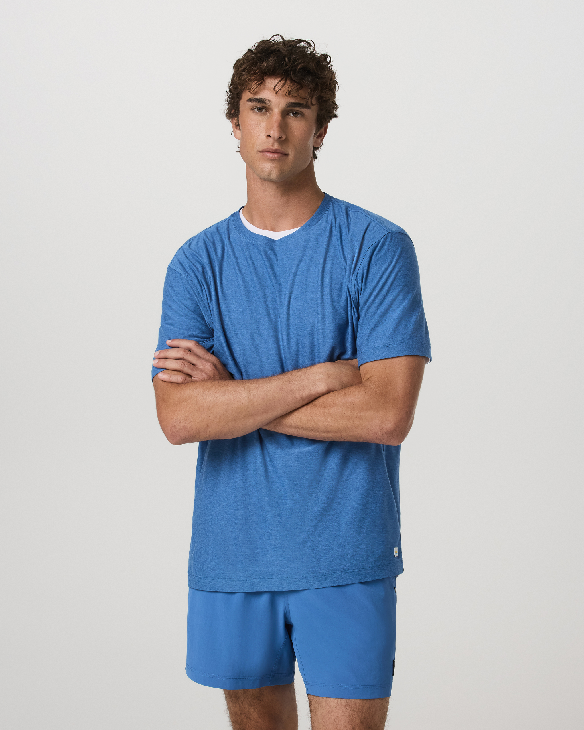 Strato Tech Tee | Court Blue Heather - Image 5