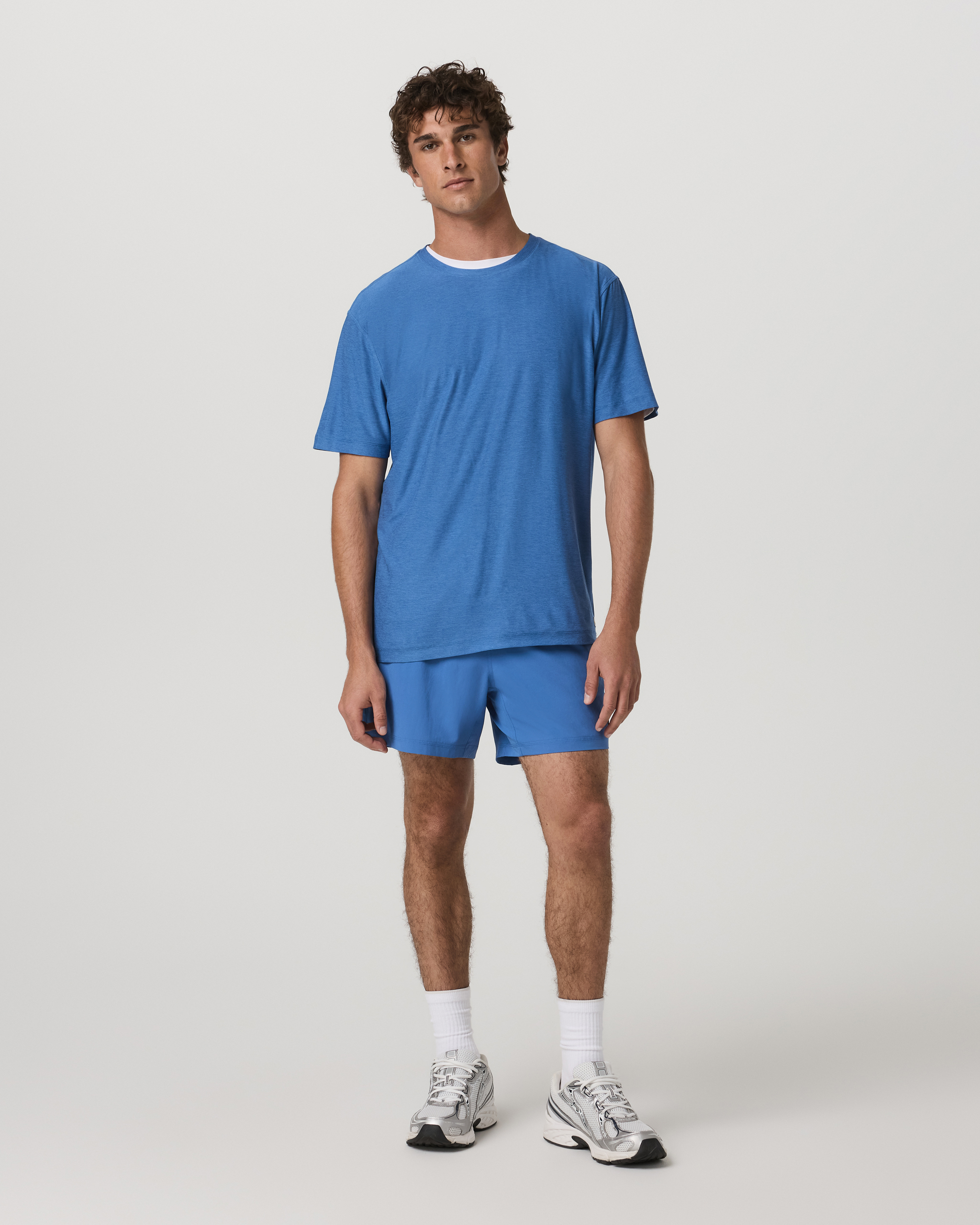 Strato Tech Tee | Court Blue Heather - Image 4