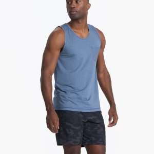 Tradewind Performance Tank | Coastal Heather