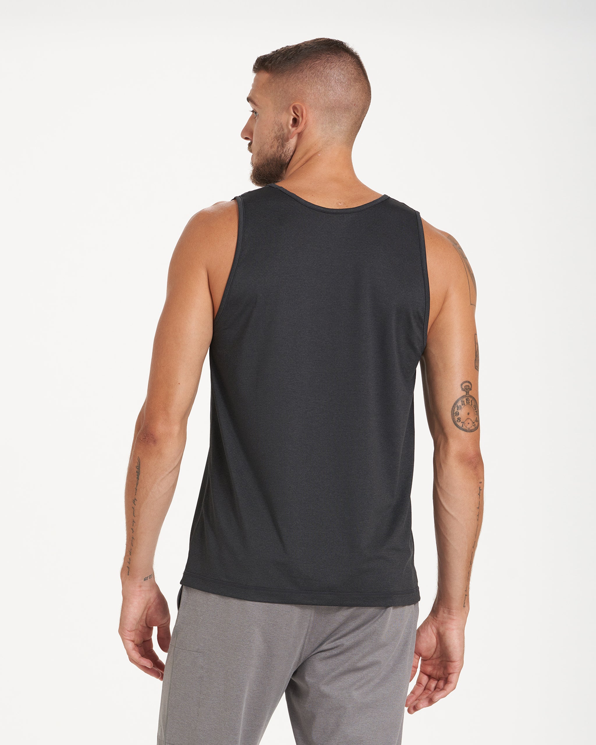 Tradewind Performance Tank | Black Heather - Image 2