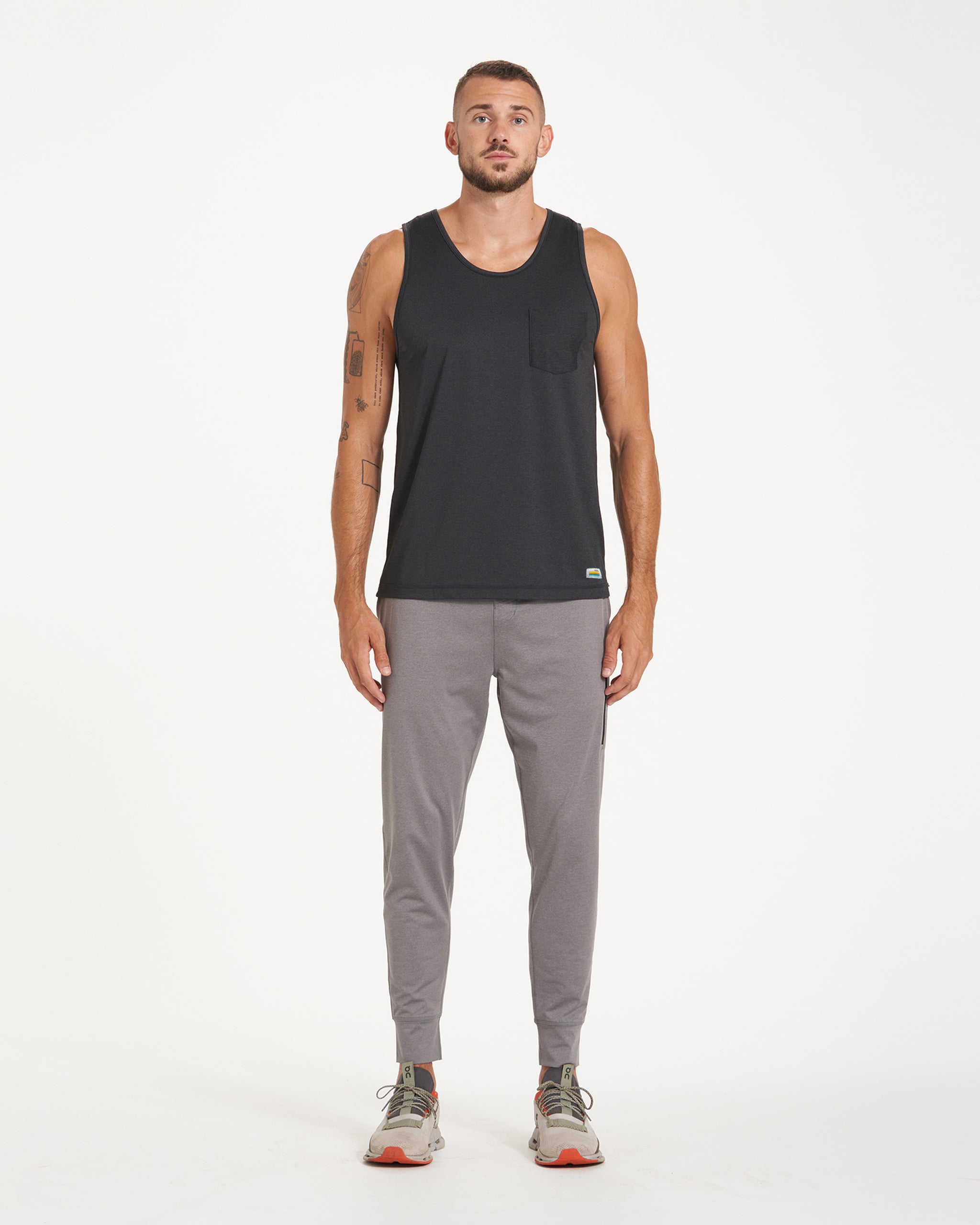 Tradewind Performance Tank | Black Heather - Image 3