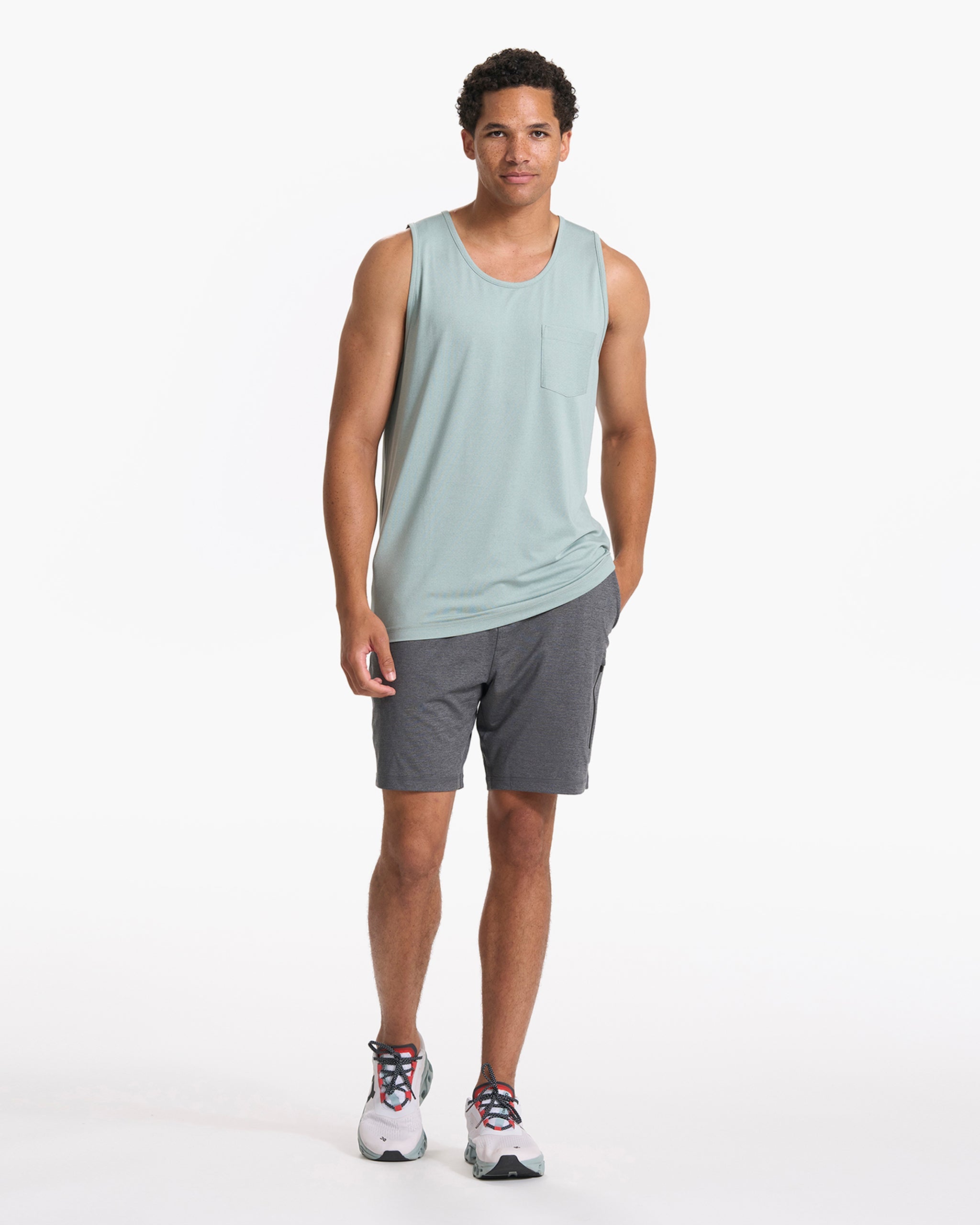 Tradewind Performance Tank | Neptune Heather - Image 5