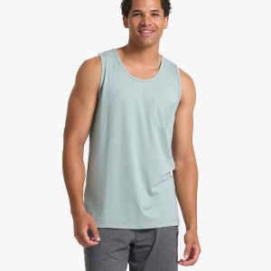 Tradewind Performance Tank | Neptune Heather