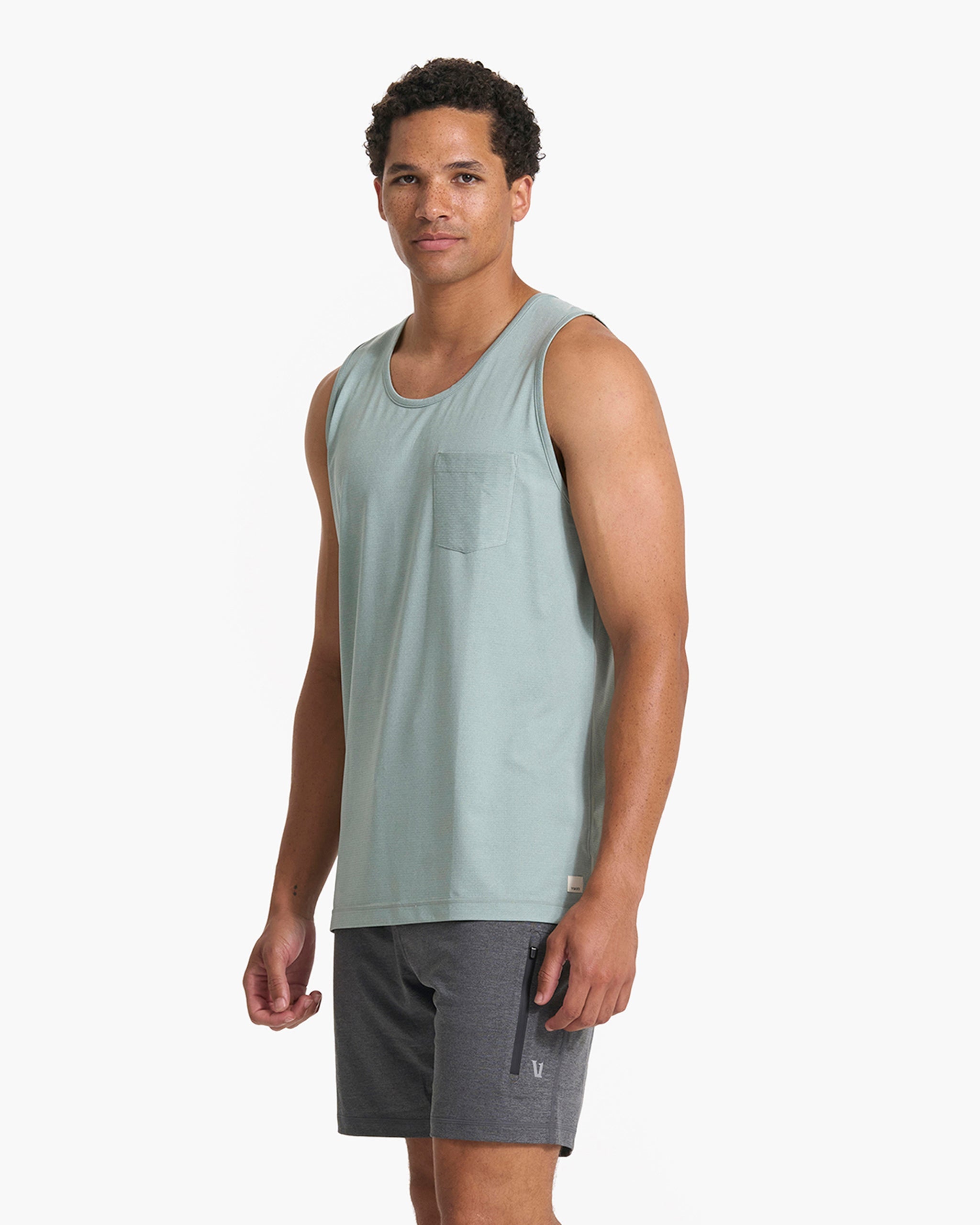 Tradewind Performance Tank | Neptune Heather - Image 3