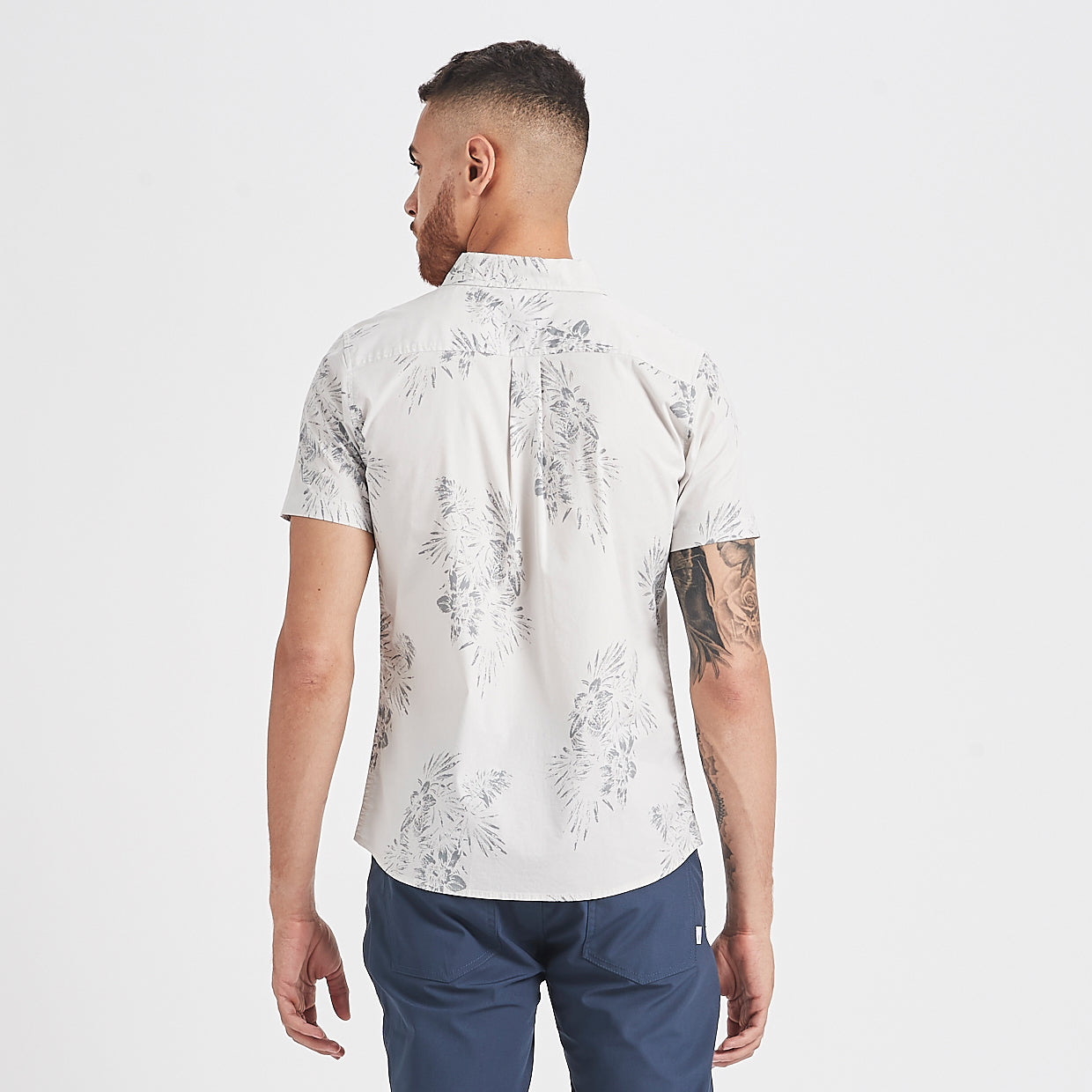Crest Short Sleeve Button-Down | Salt Vintage Floral - Image 3