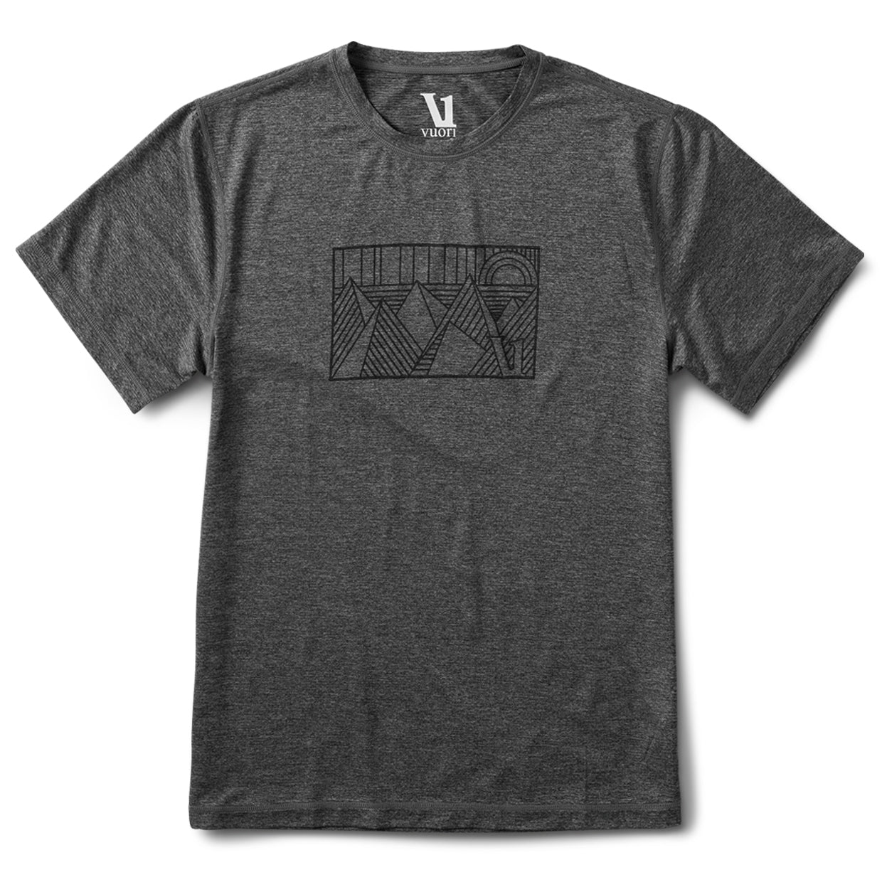 Stainglass Tech Tee | Heather Grey - Image 4