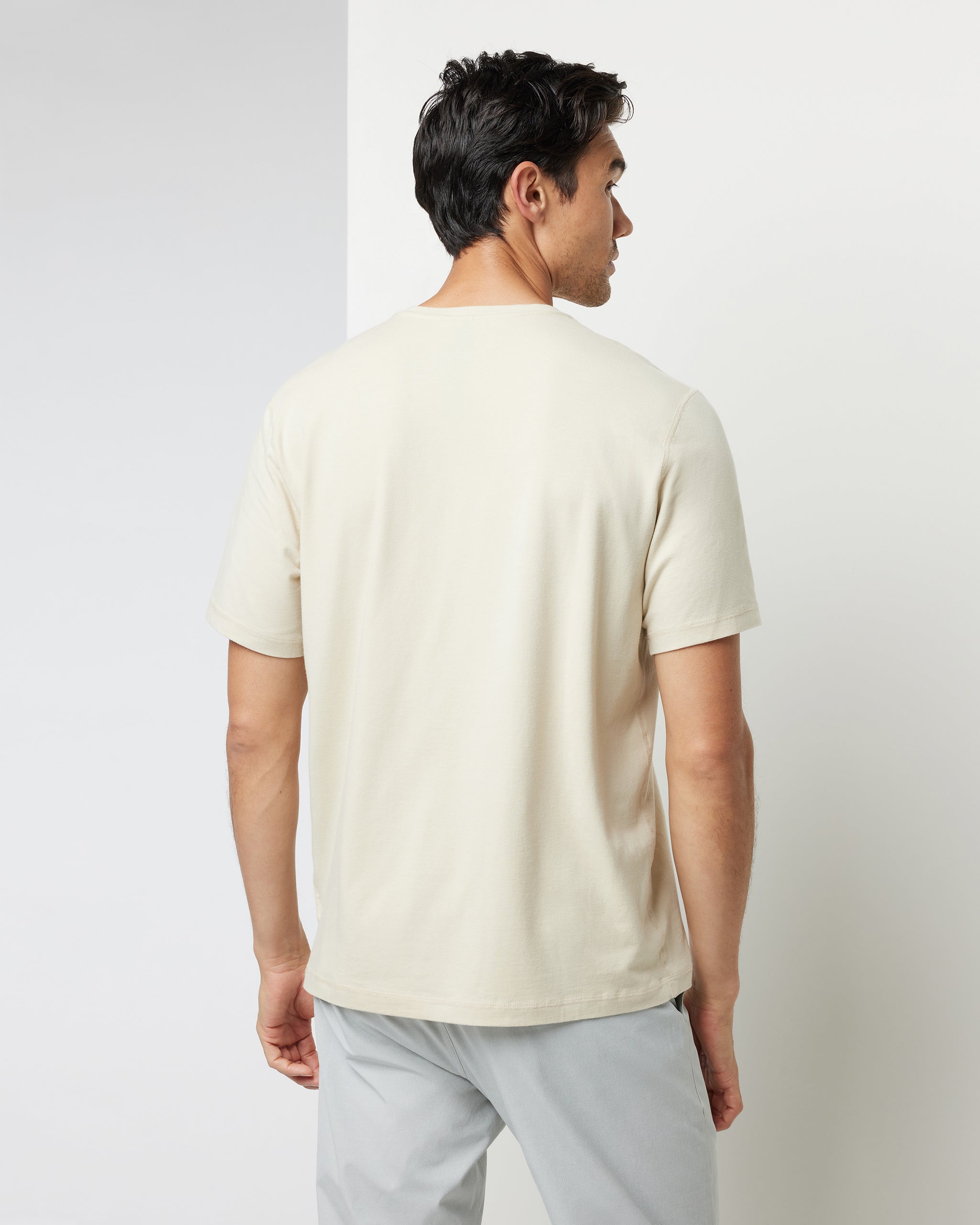 Short Sleeve Tuvalu Henley | Cashew - Image 3
