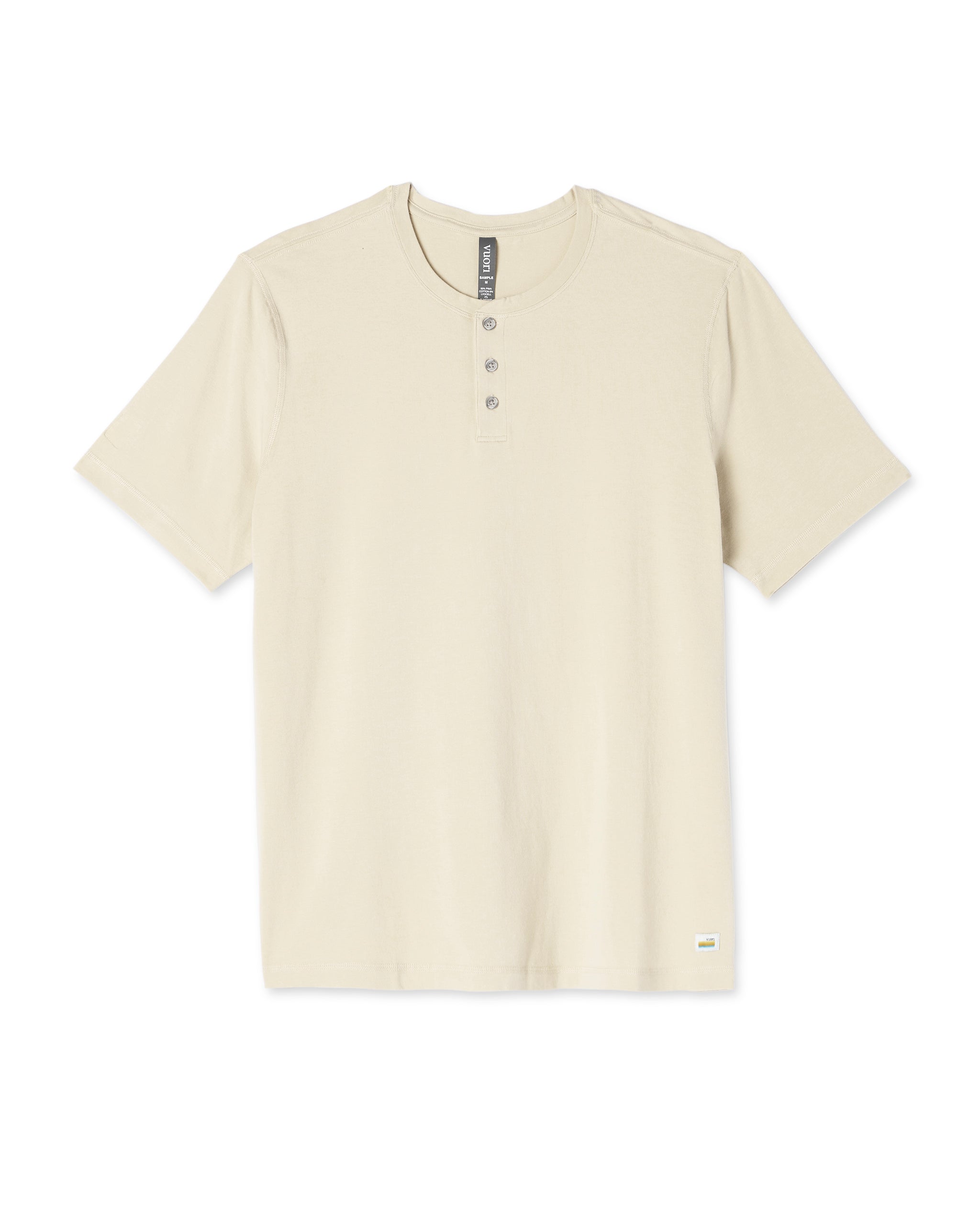 Short Sleeve Tuvalu Henley | Cashew - Image 6