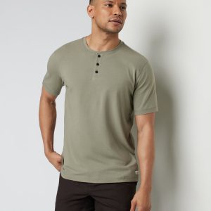 Short-Sleeve Tuvalu Henley | Metal