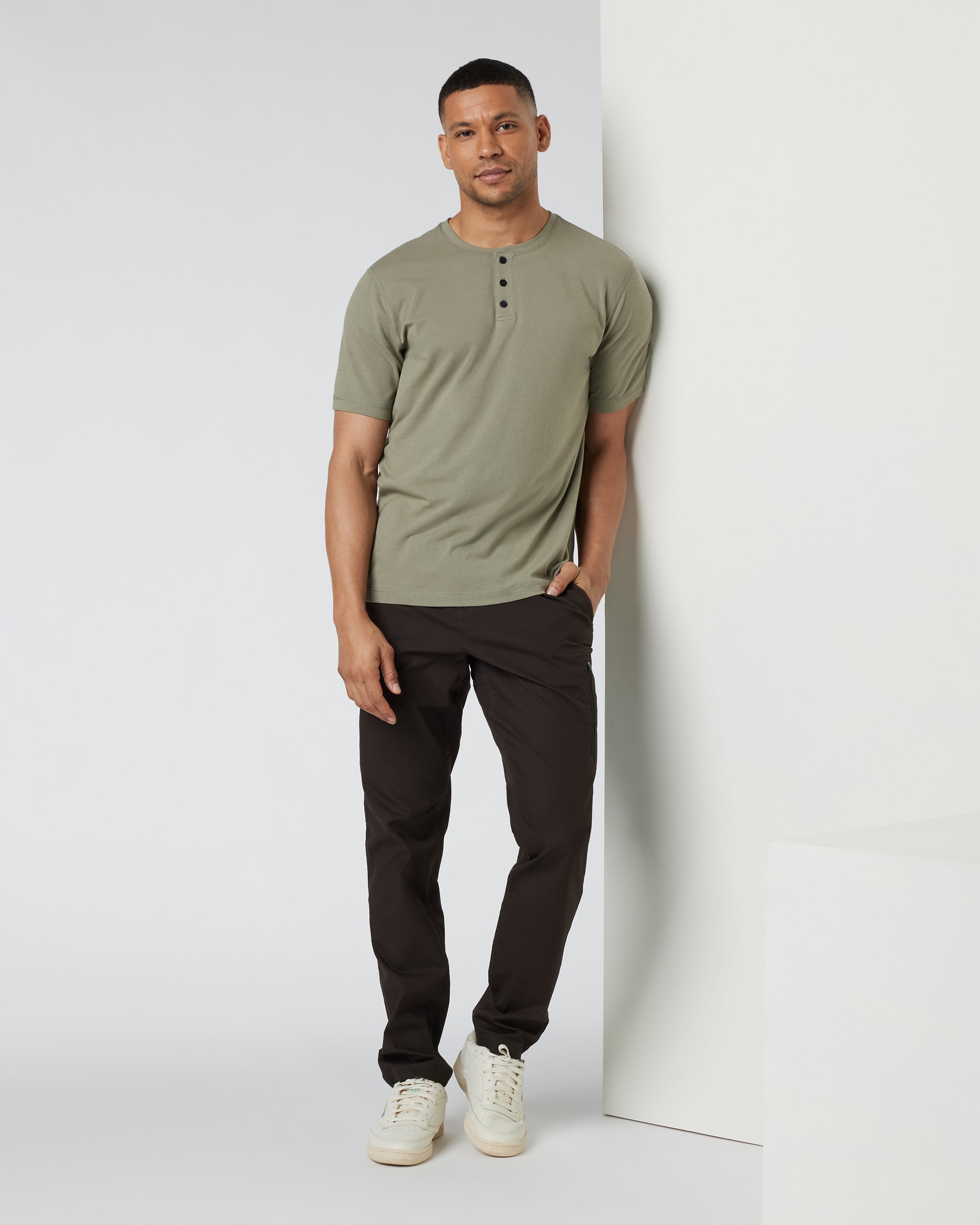 Short-Sleeve Tuvalu Henley | Metal - Image 3